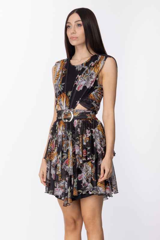 Aniye By Abito Hole Mizzy a Fiori 185263 TIGER-BLACK