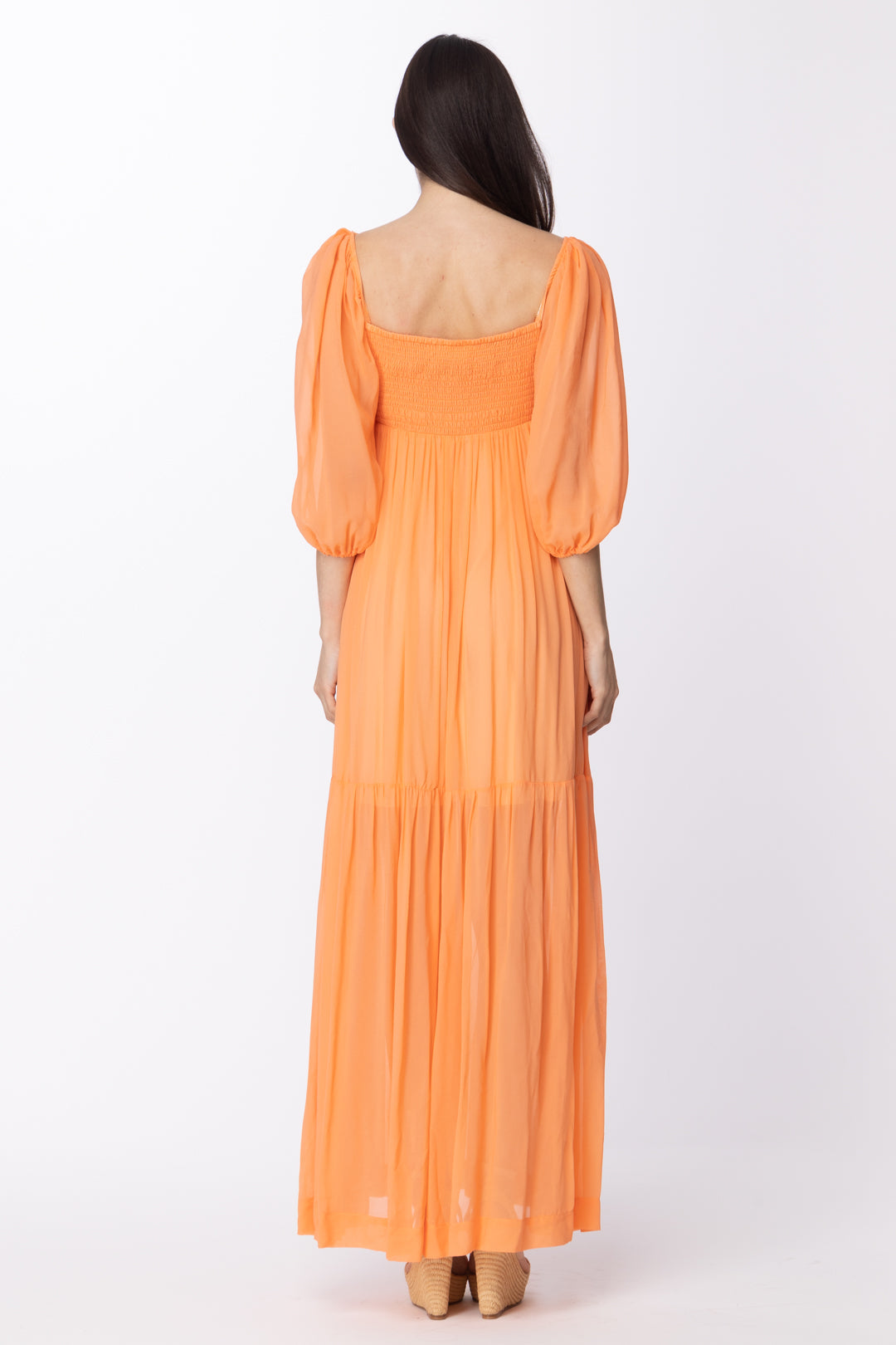 Aniye By Abito Lungo Bolly con Corpetto Elasticizzato 185201 MANDARIN