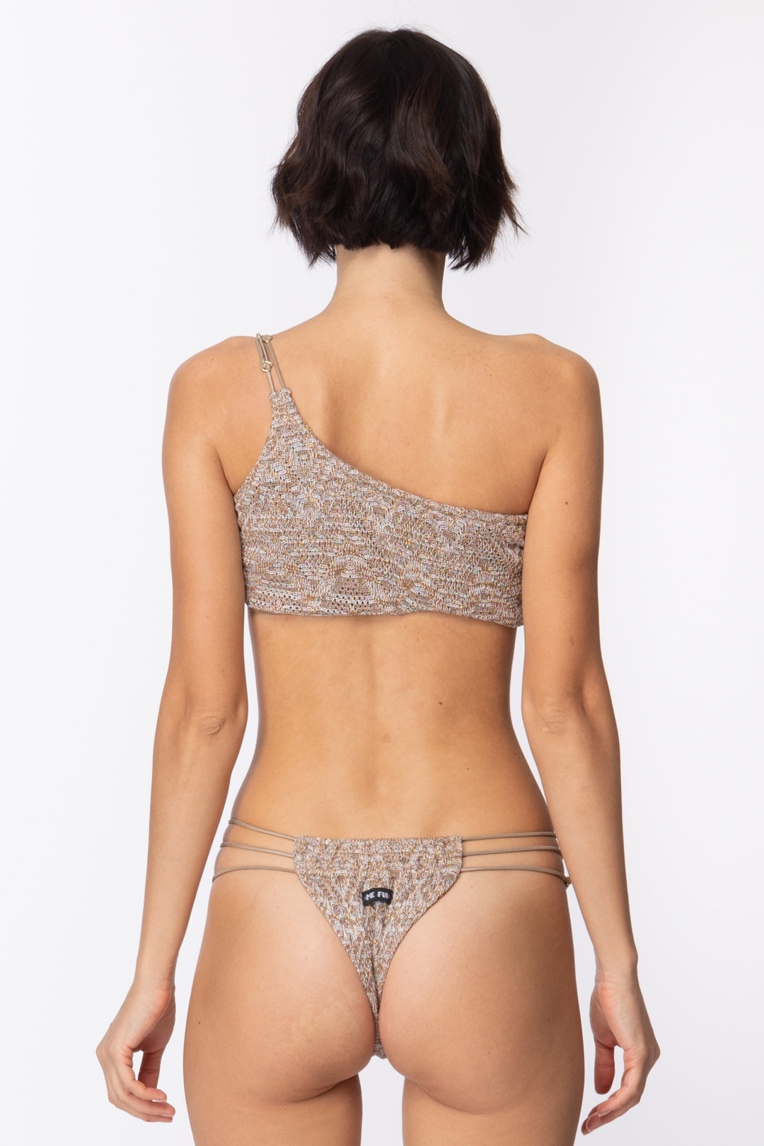 Me Fui Bikini Monospalla con Lurex M21-0284U FANTASIA