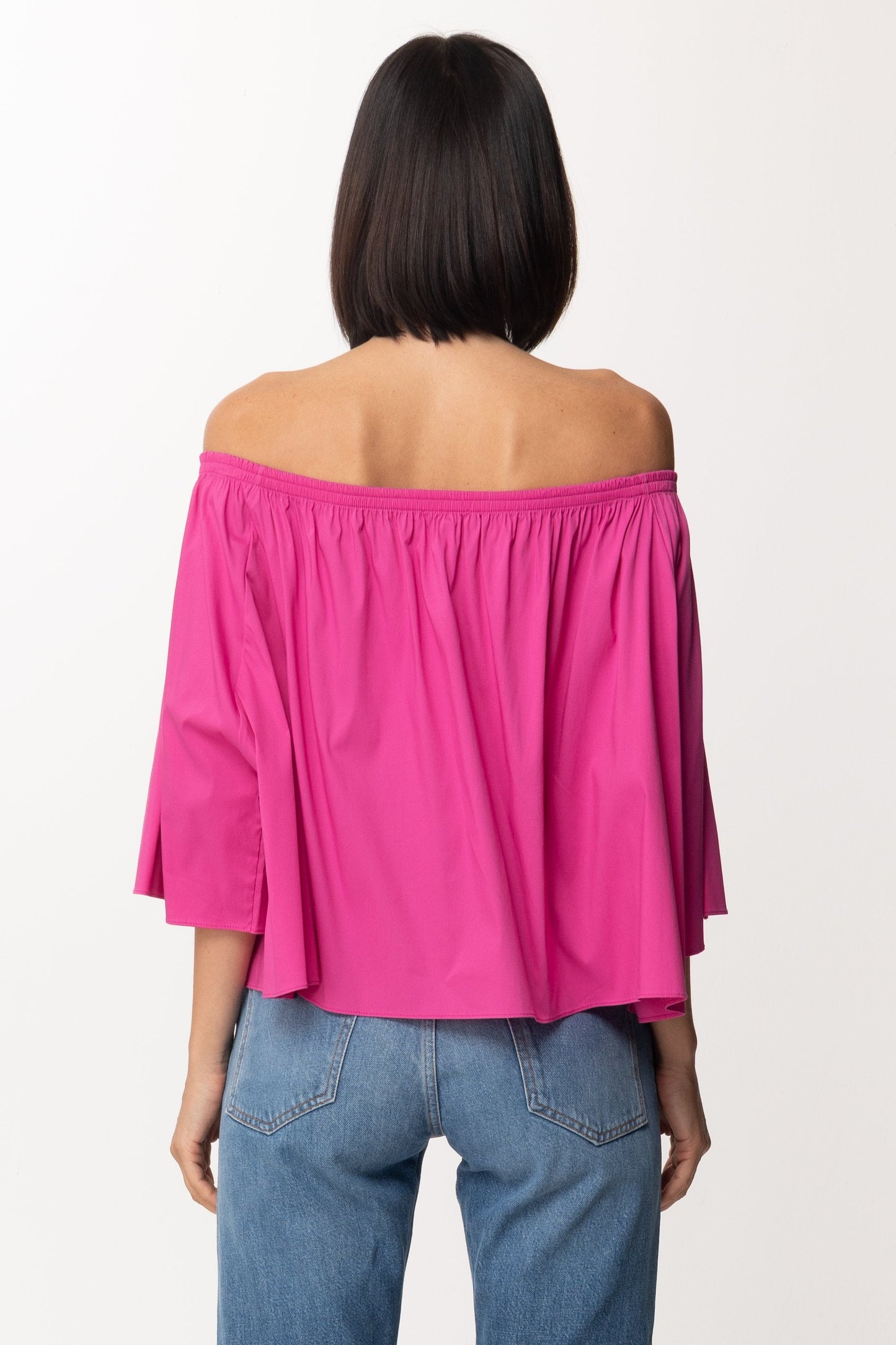 Patrizia Pepe Blusa Spalle Scoperte 2C1212 ORCHID