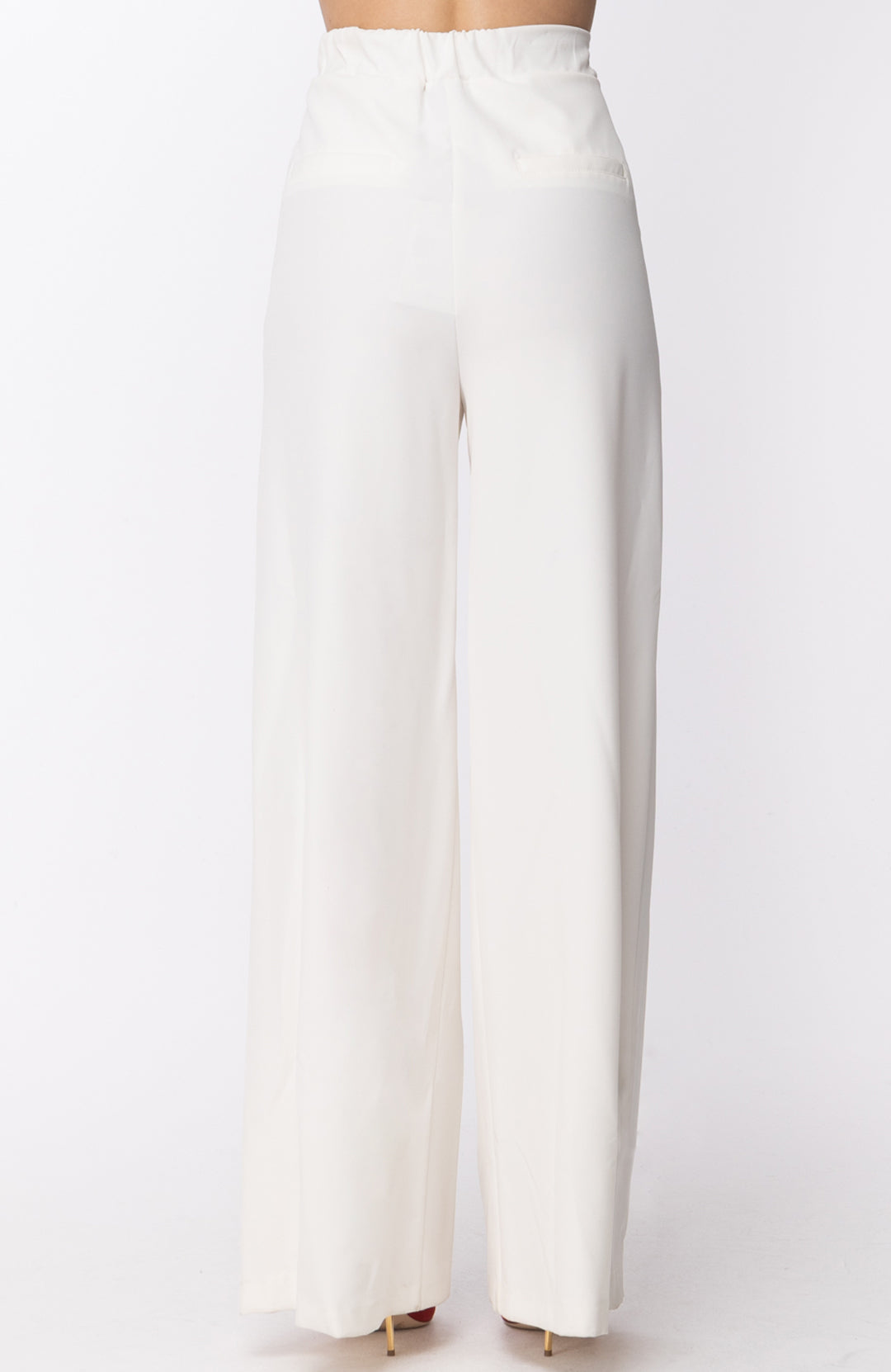 Motel Pantalone a Palazzo Basic PE19004 BIANCO