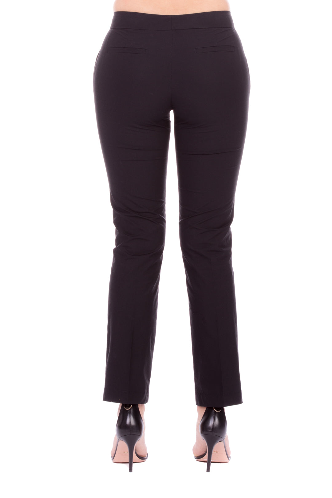 Twin-set Pantalone a Sigaretta In Popeline 201TT2033 NERO