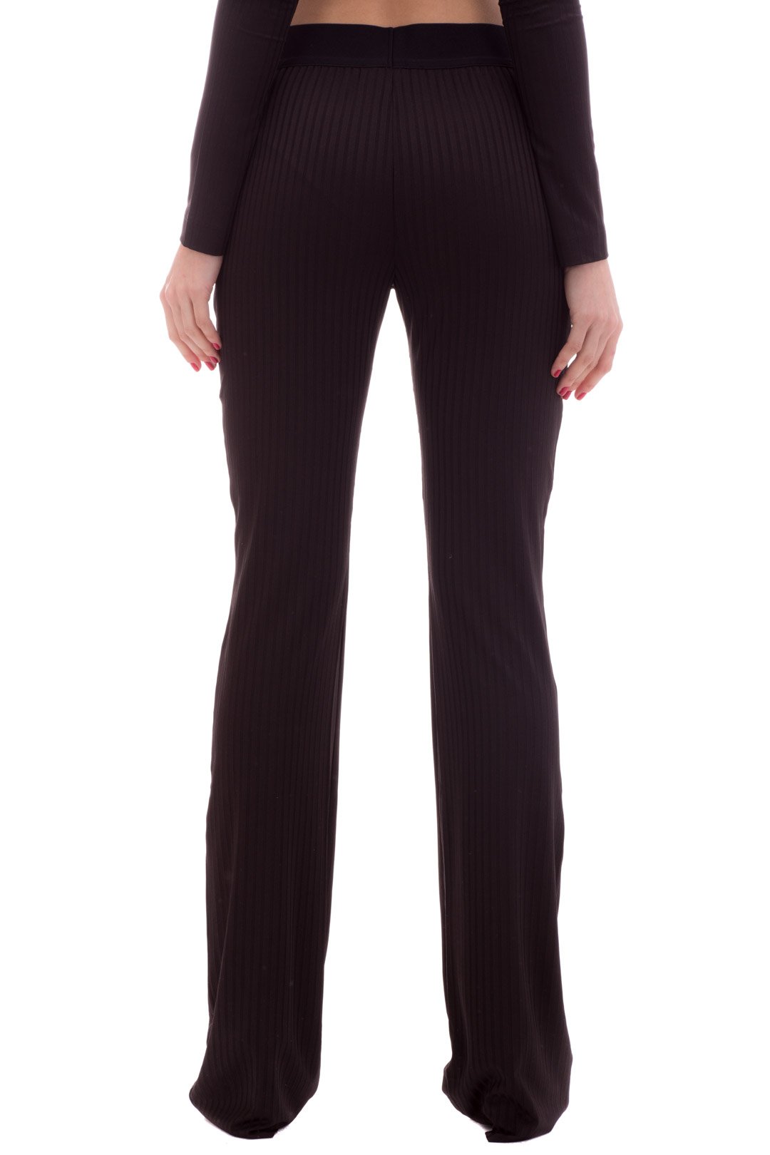 Just Cavalli Pantaloni Lunghi a Costine S04KA0327 BLACK