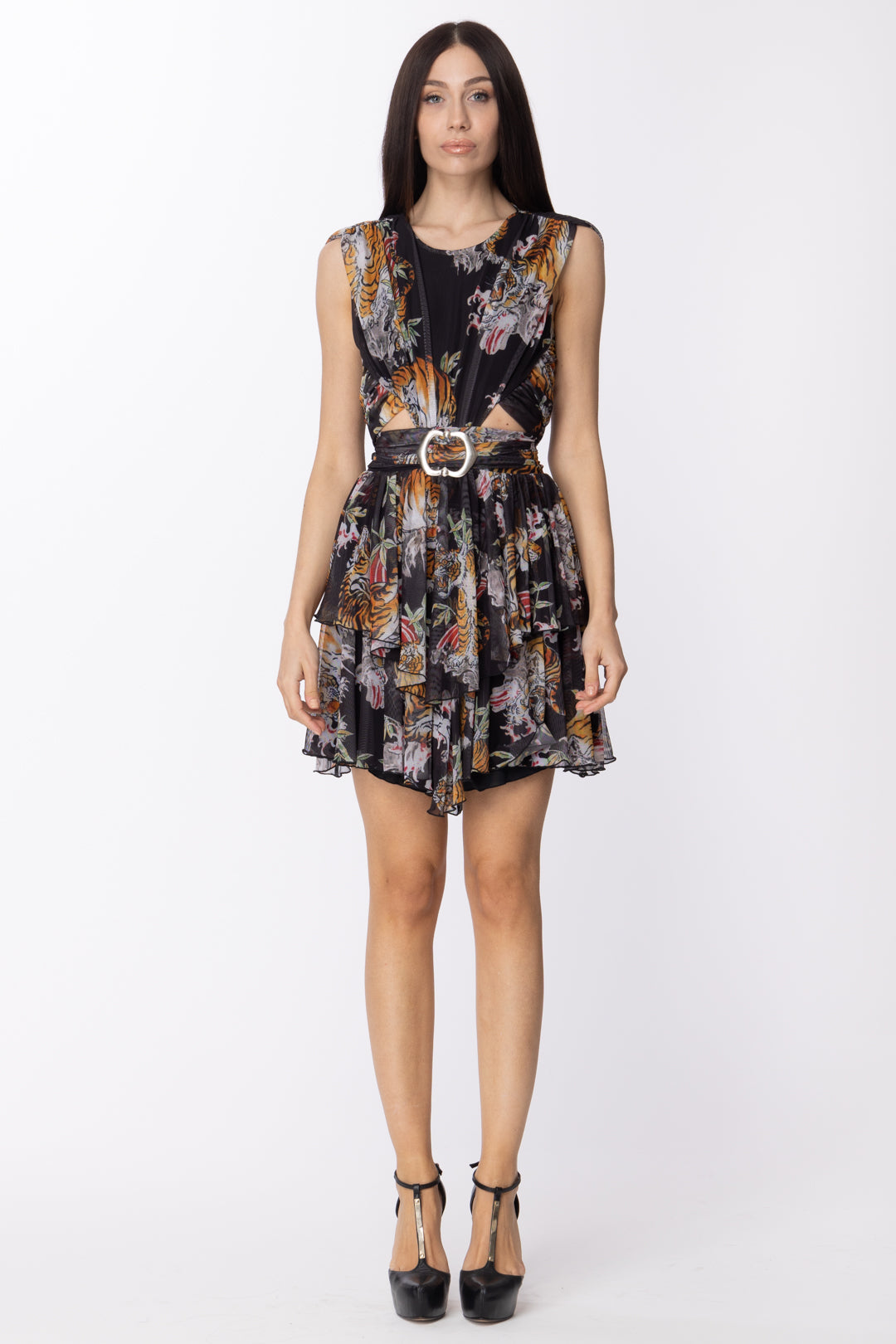 Aniye By Abito Hole Mizzy a Fiori 185263 TIGER-BLACK