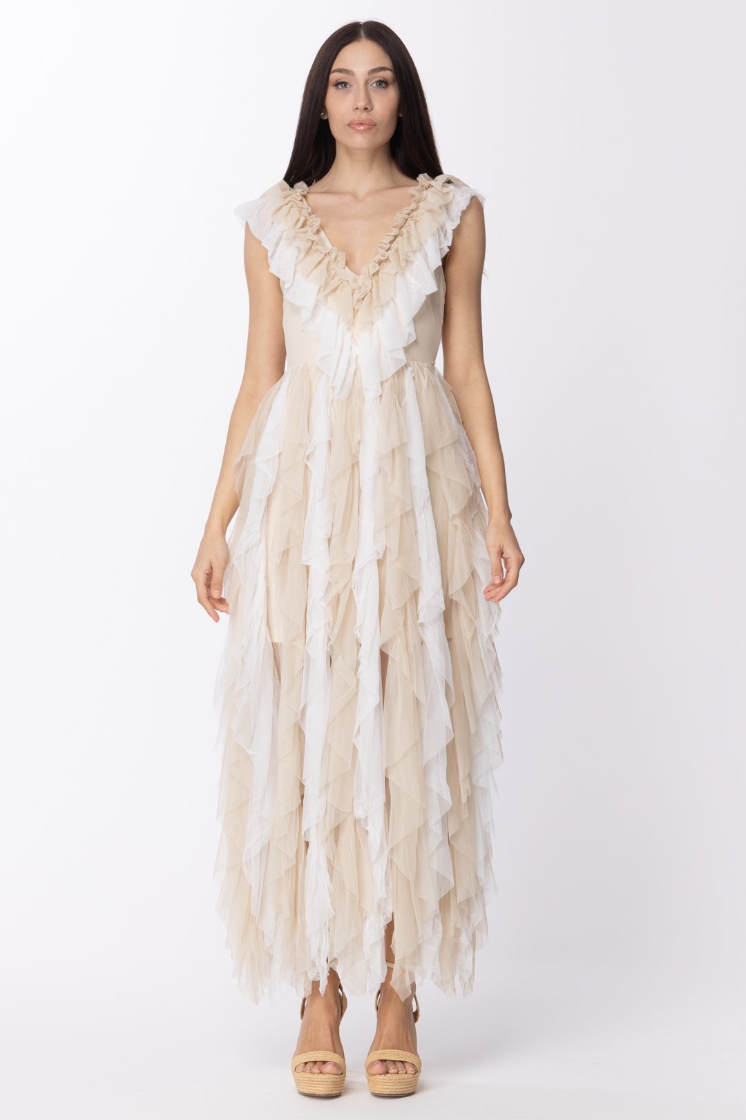 Aniye By Abito Lungo Rio Bicolore 185393 SMOOTHIE MILK