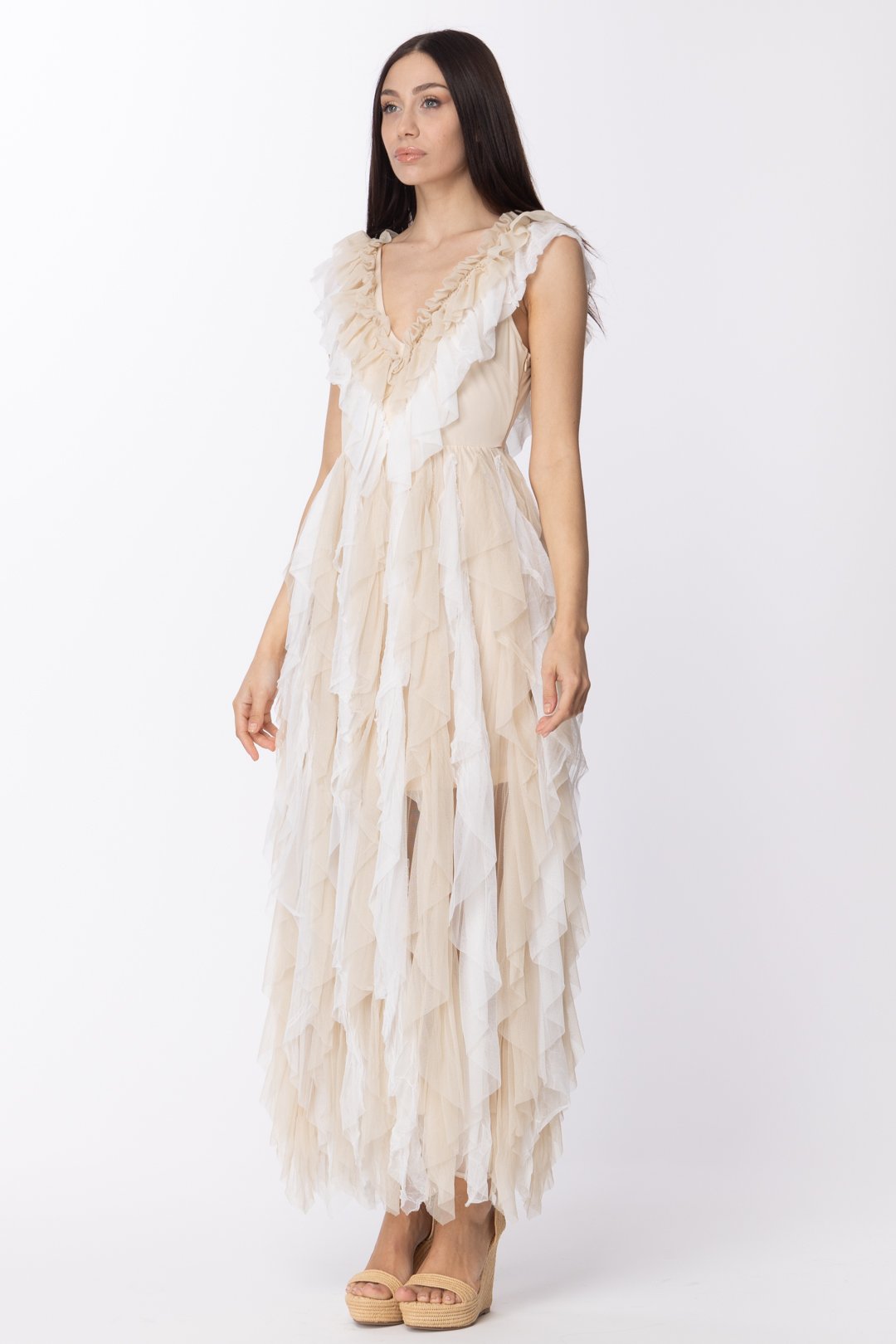 Aniye By Abito Lungo Rio Bicolore 185393 SMOOTHIE MILK