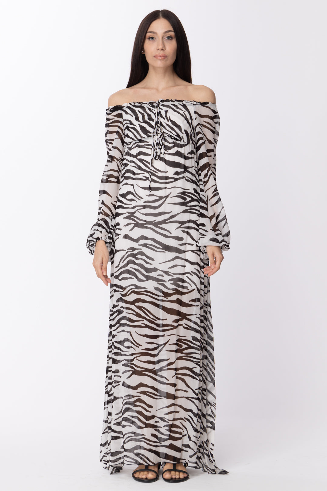 Aniye By Abito Lungo Zebrato 185359 ZIBRA