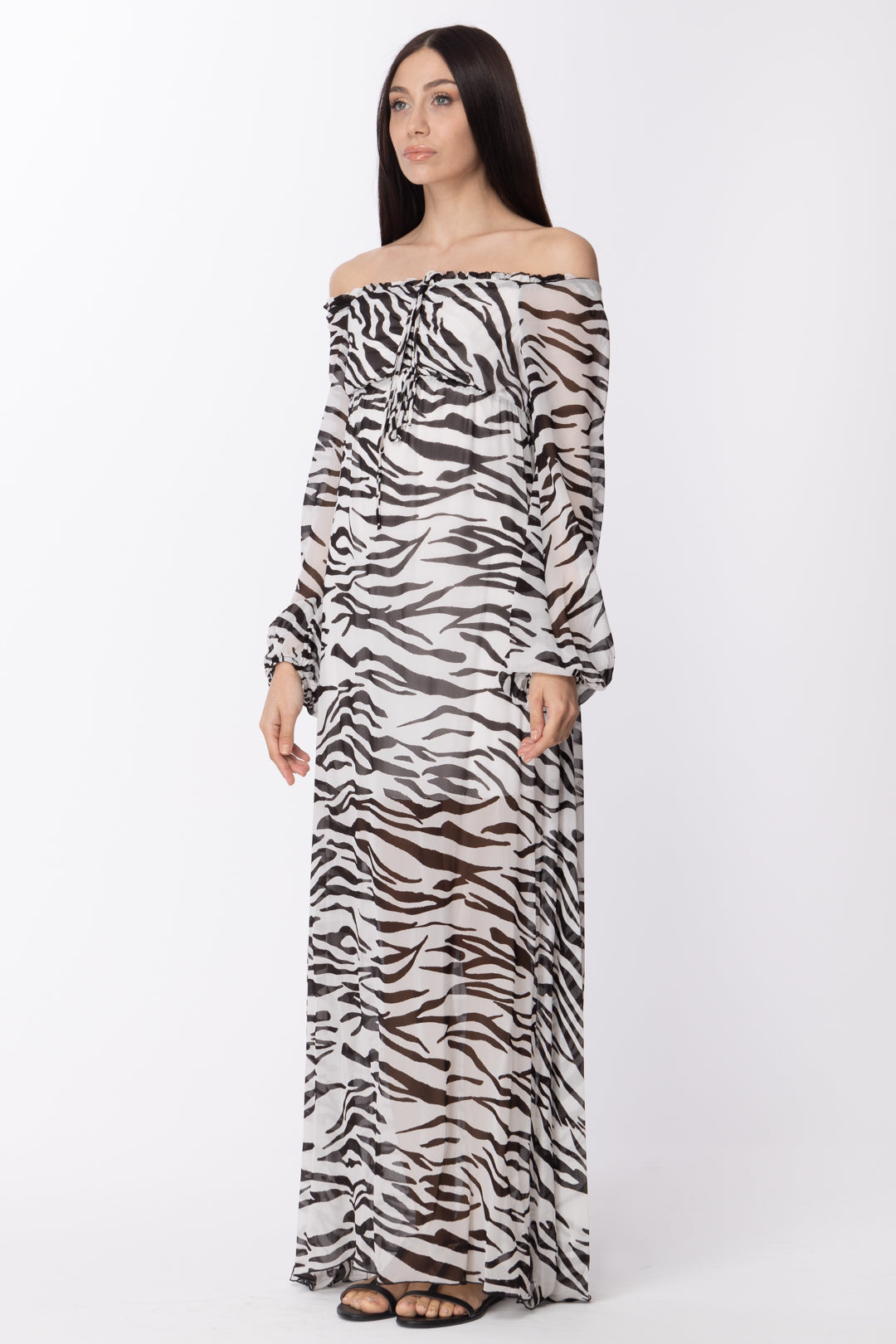 Aniye By Abito Lungo Zebrato 185359 ZIBRA