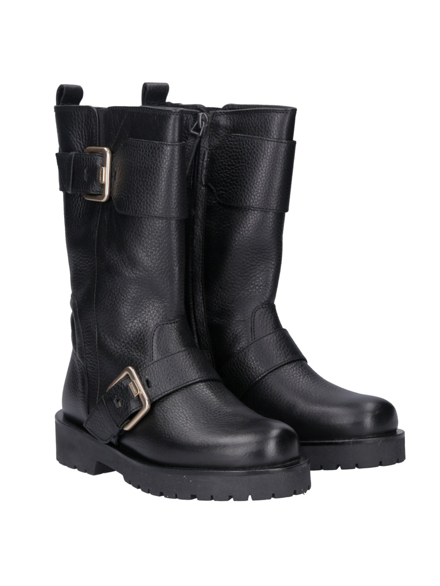 Twin-set Biker Doppia Fibbia 202TCT110 NERO