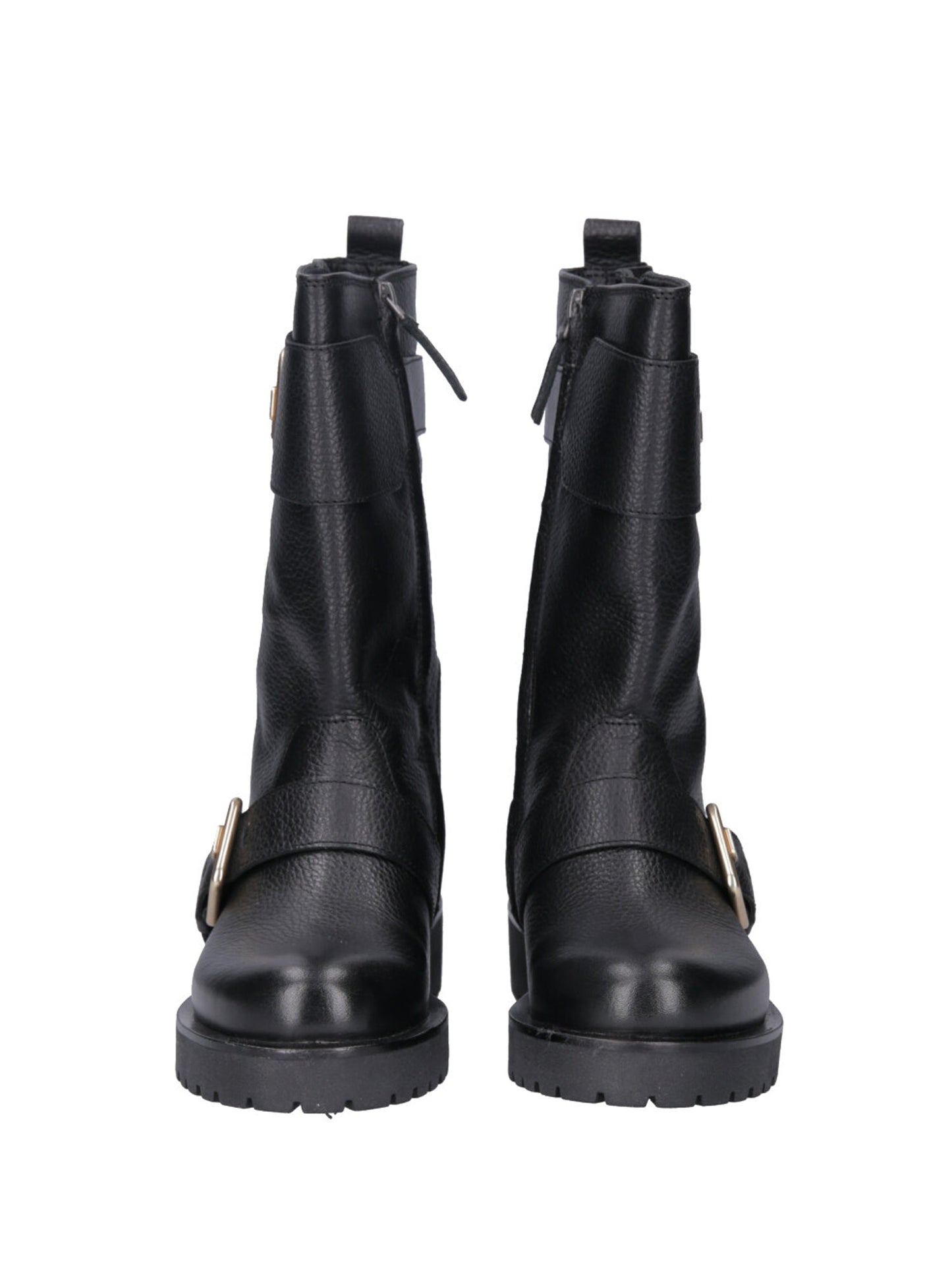 Twin-set Biker Doppia Fibbia 202TCT110 NERO