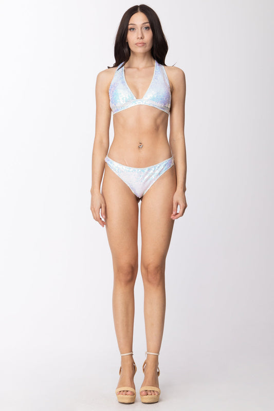 Me Fui Bikini a Triangolo con Strass M20-1006WH WHITE