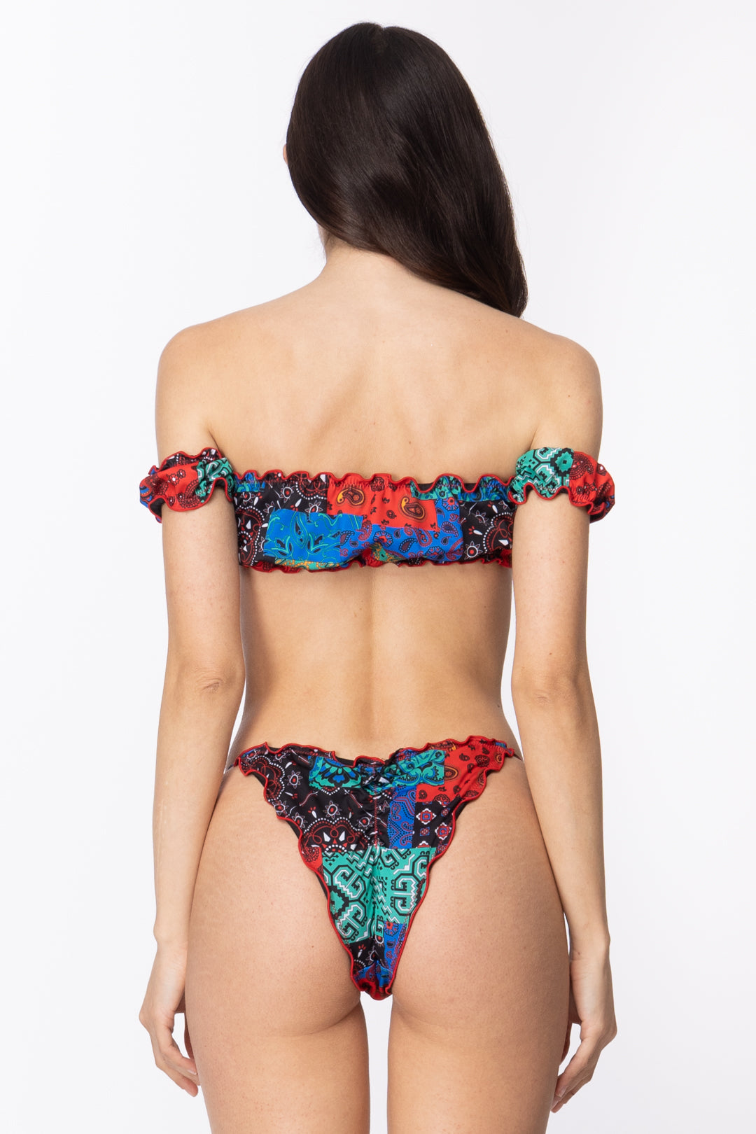 Me Fui Bikini Arricciato a Fantasia M20-0346U FANTASIA