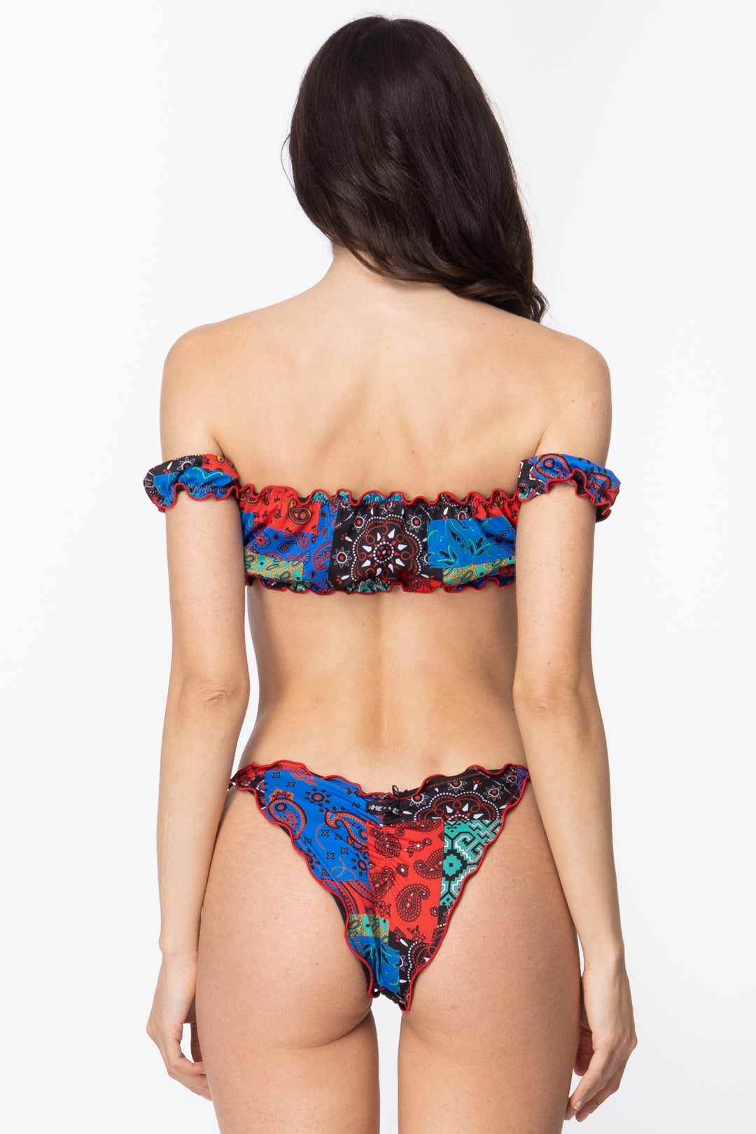 Me Fui Bikini Arricciato a Fantasia M20-0346U FANTASIA