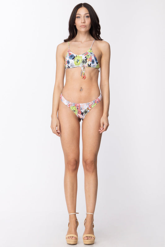 Me Fui Bikini In Punto Smock con Stampa Fiori M21-0662X1 FANTASIA