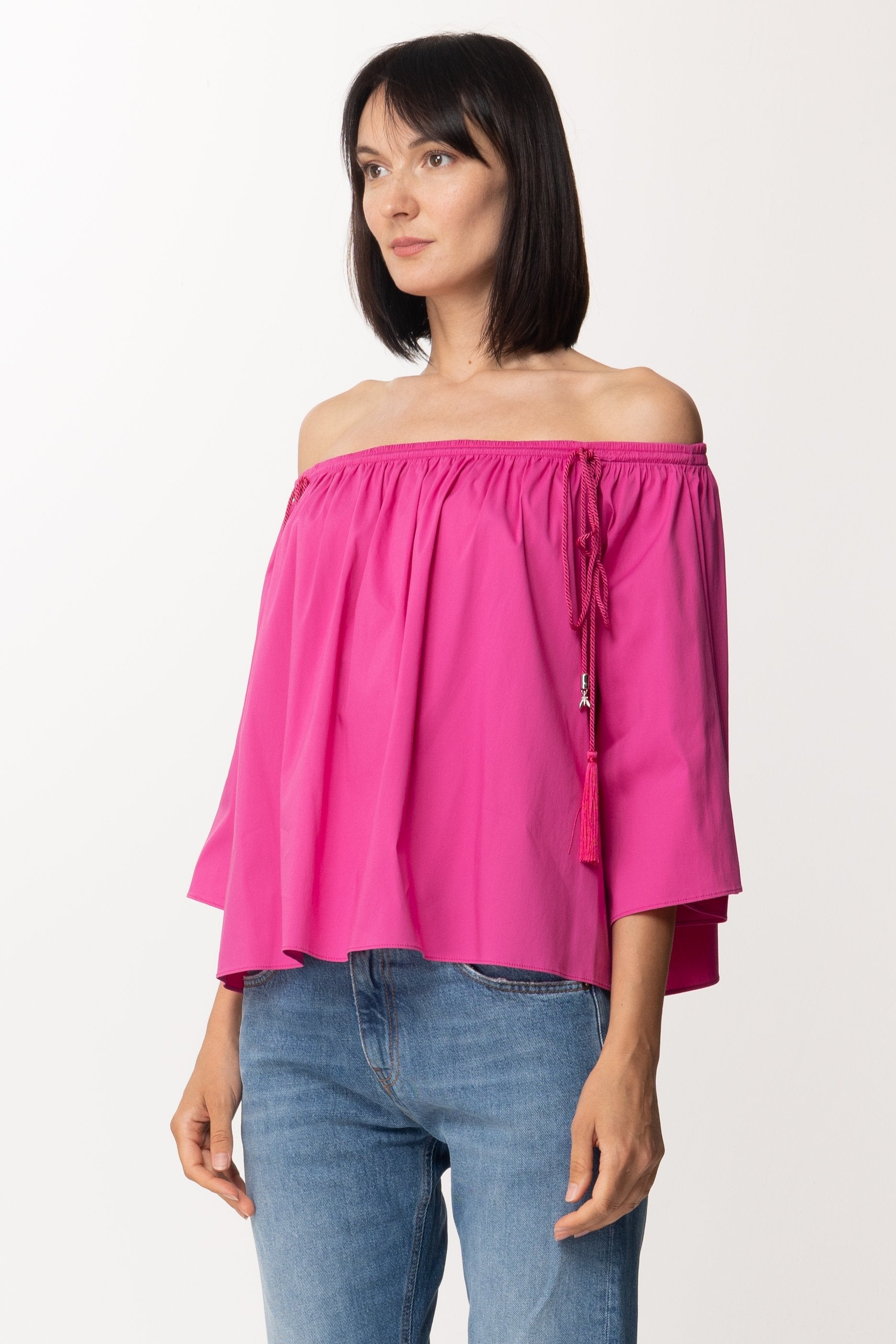 Patrizia Pepe Blusa Spalle Scoperte 2C1212 ORCHID