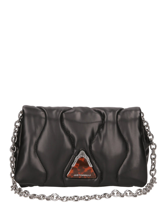 Just Cavalli Borsa a Spalla Grande Trapuntata con Logo S11WG0234 BLACK