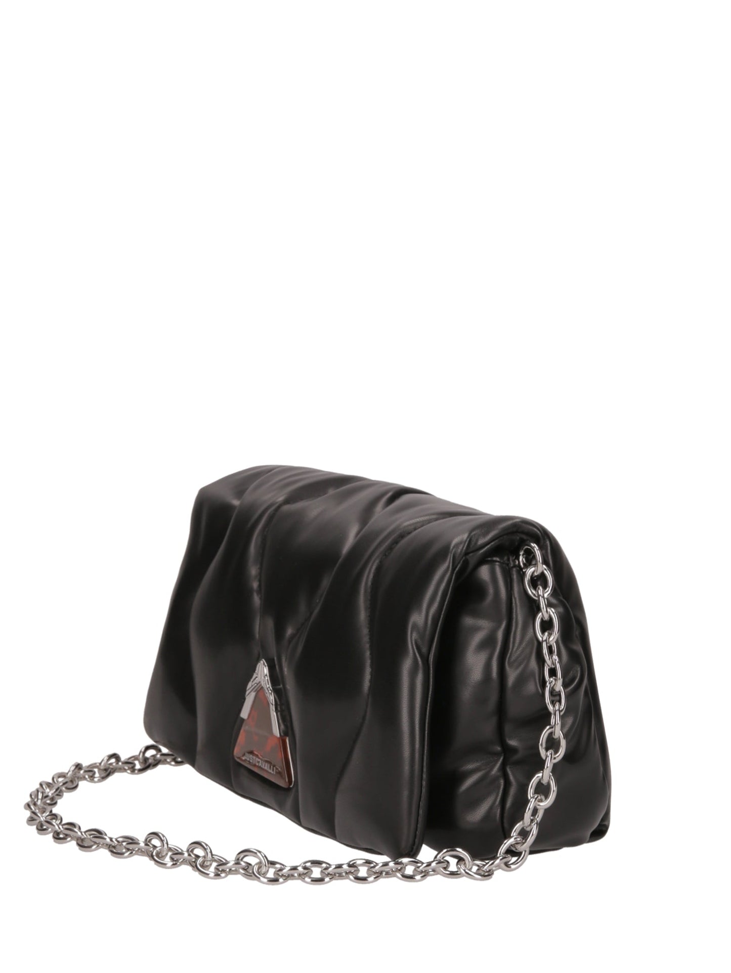 Just Cavalli Borsa a Spalla Grande Trapuntata con Logo S11WG0234 BLACK