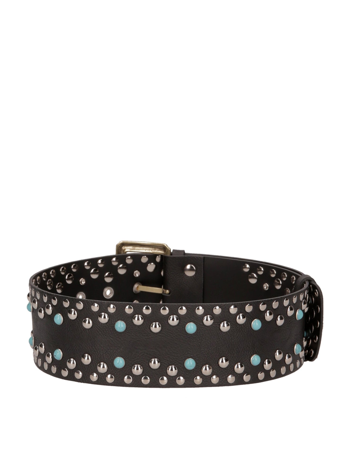 Aniye By Cintura Adela In Pelle con Borchie 1A5200 BLACK