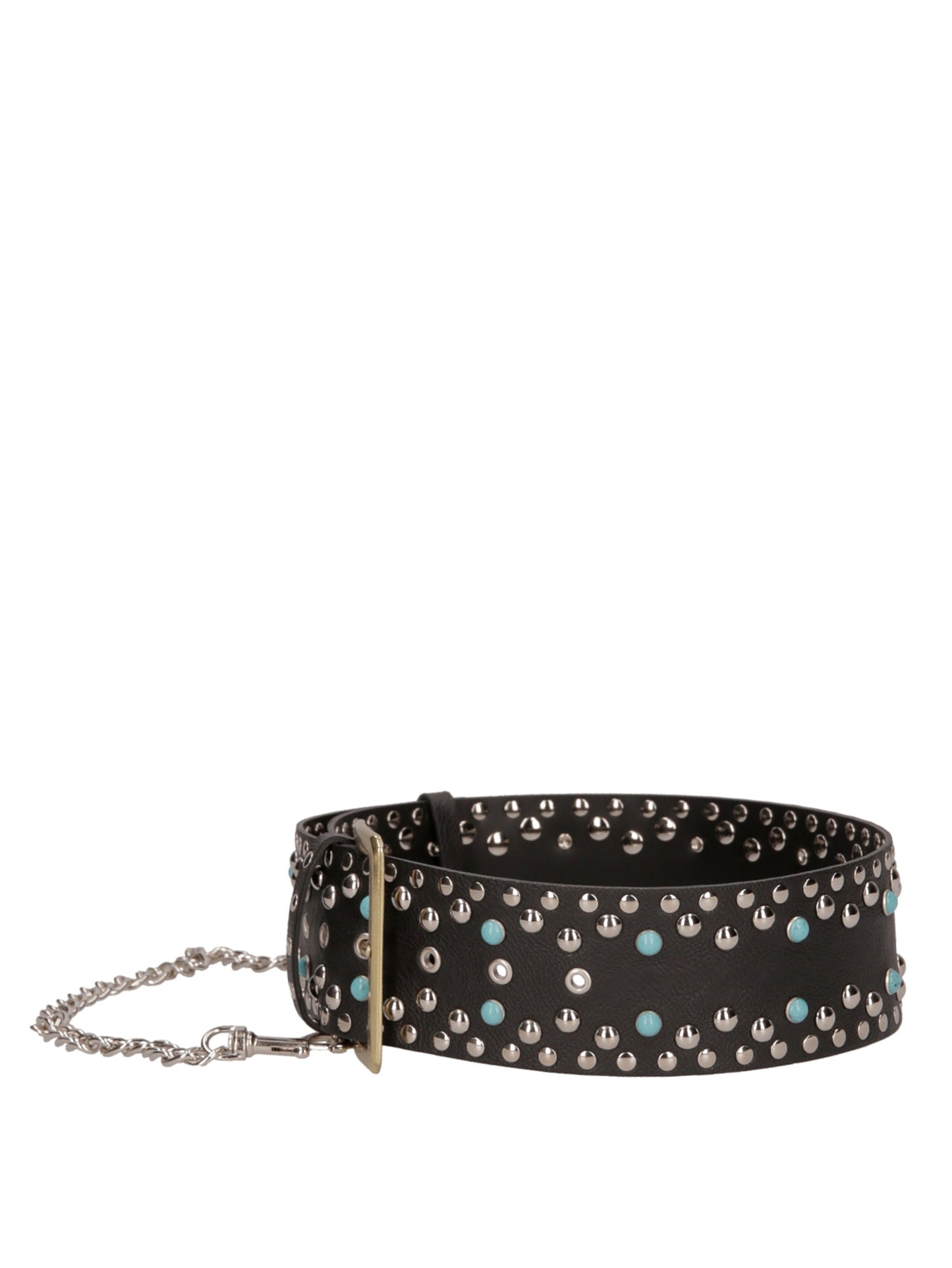 Aniye By Cintura Adela In Pelle con Borchie 1A5200 BLACK