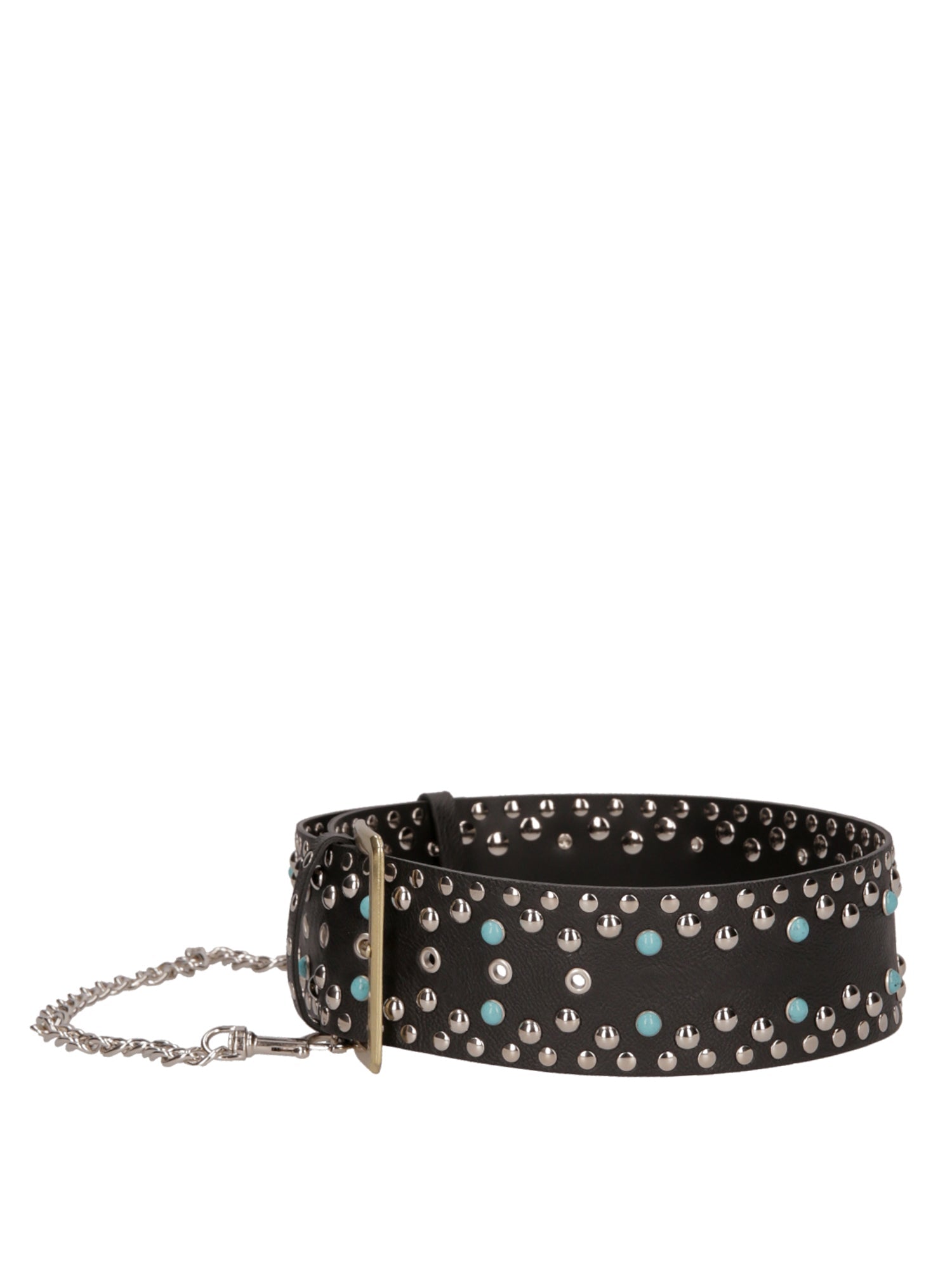 Aniye By Cintura Adela In Pelle con Borchie 1A5200 BLACK