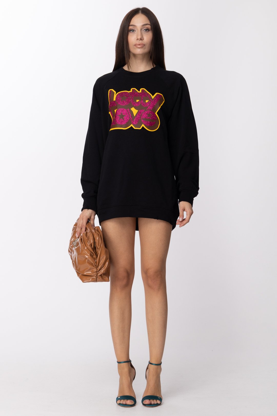 Aniye By Felpa Over Lotty Love 181430 NERO