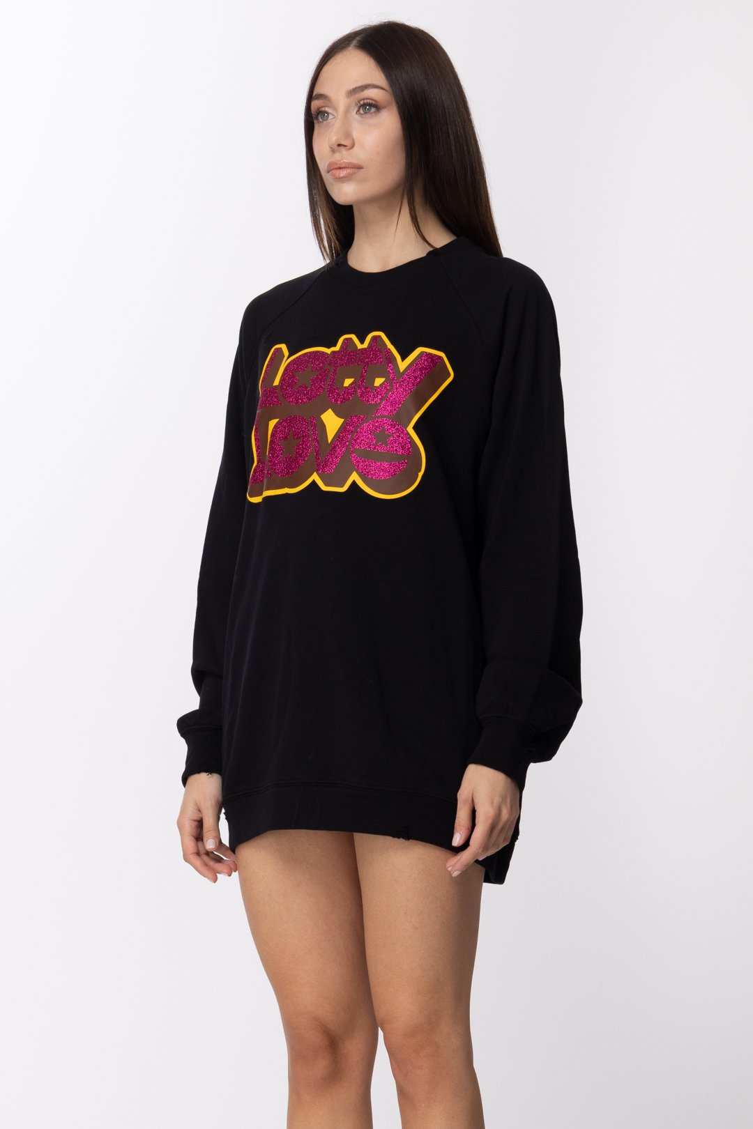 Aniye By Felpa Over Lotty Love 181430 NERO