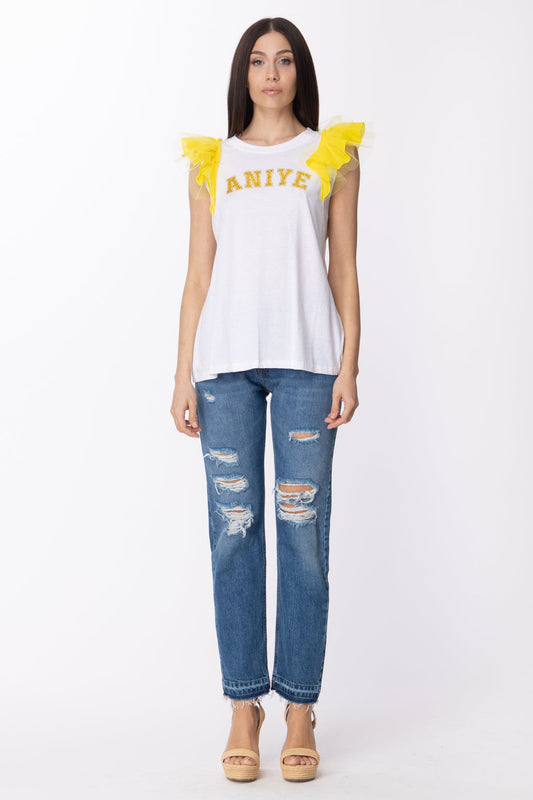 Aniye By Jeans Nancy Hole con Rotture e Cut-out 185177 SKY-USED