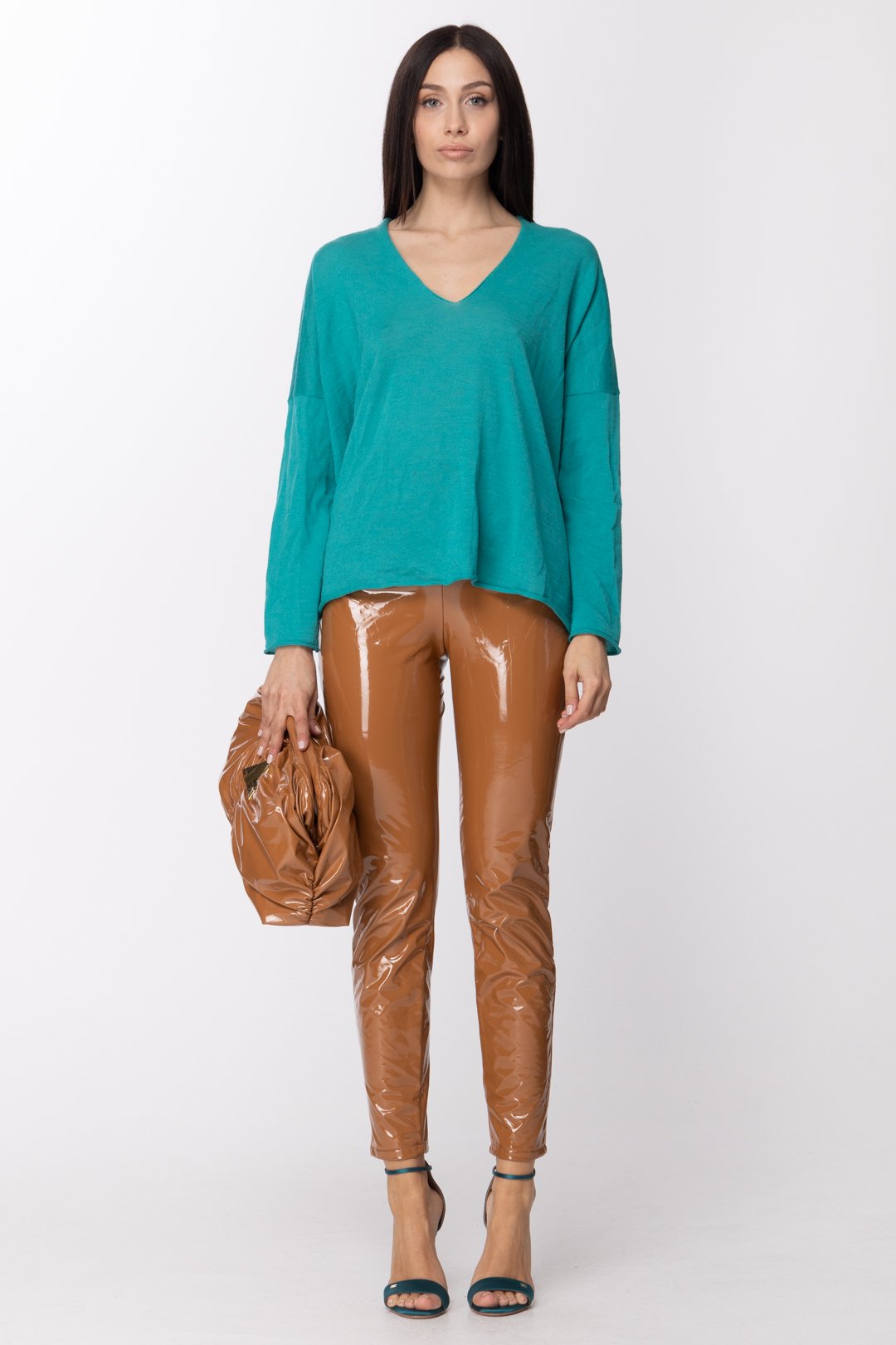 Aniye By Leggins In Vinile 181333 NUT