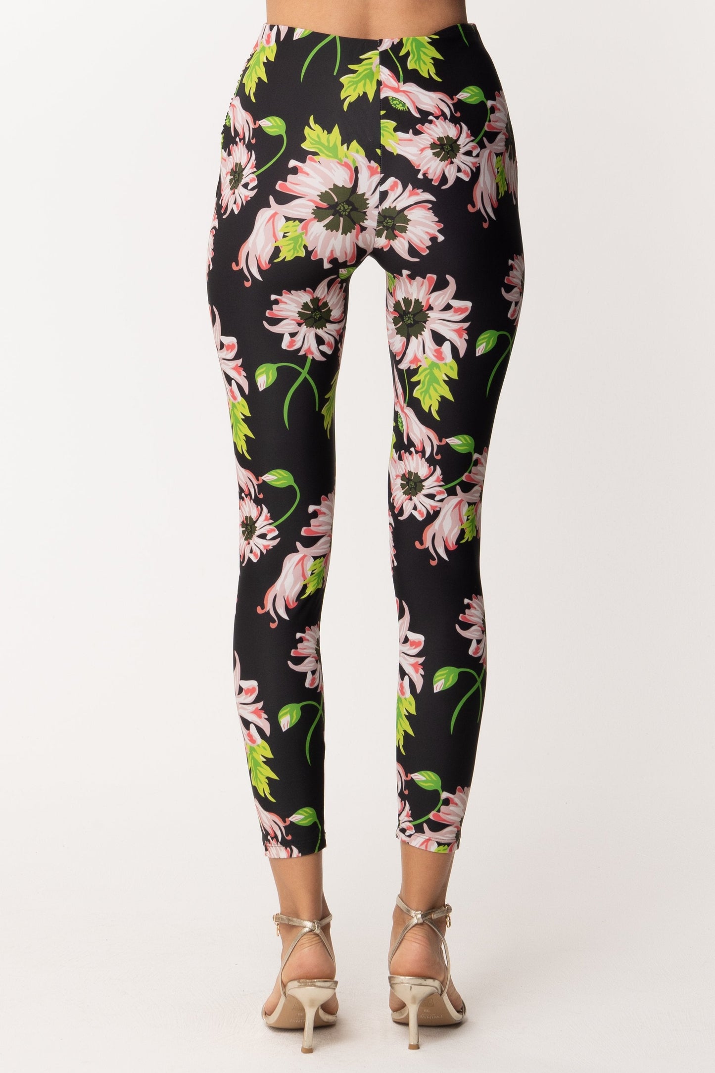 Aniye By Leggins Jimi con Stampa Floreale 181331 BLOOMY BLACK
