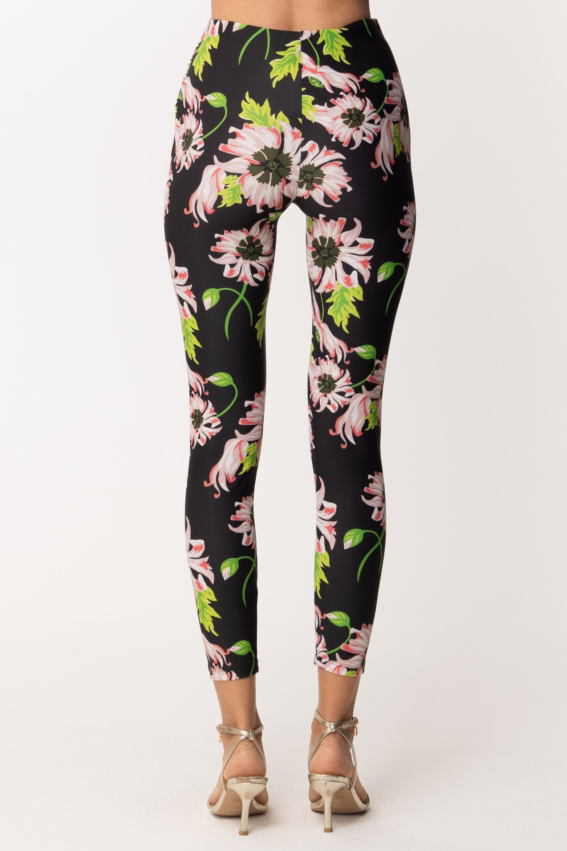 Aniye By Leggins Jimi con Stampa Floreale 181331 BLOOMY BLACK