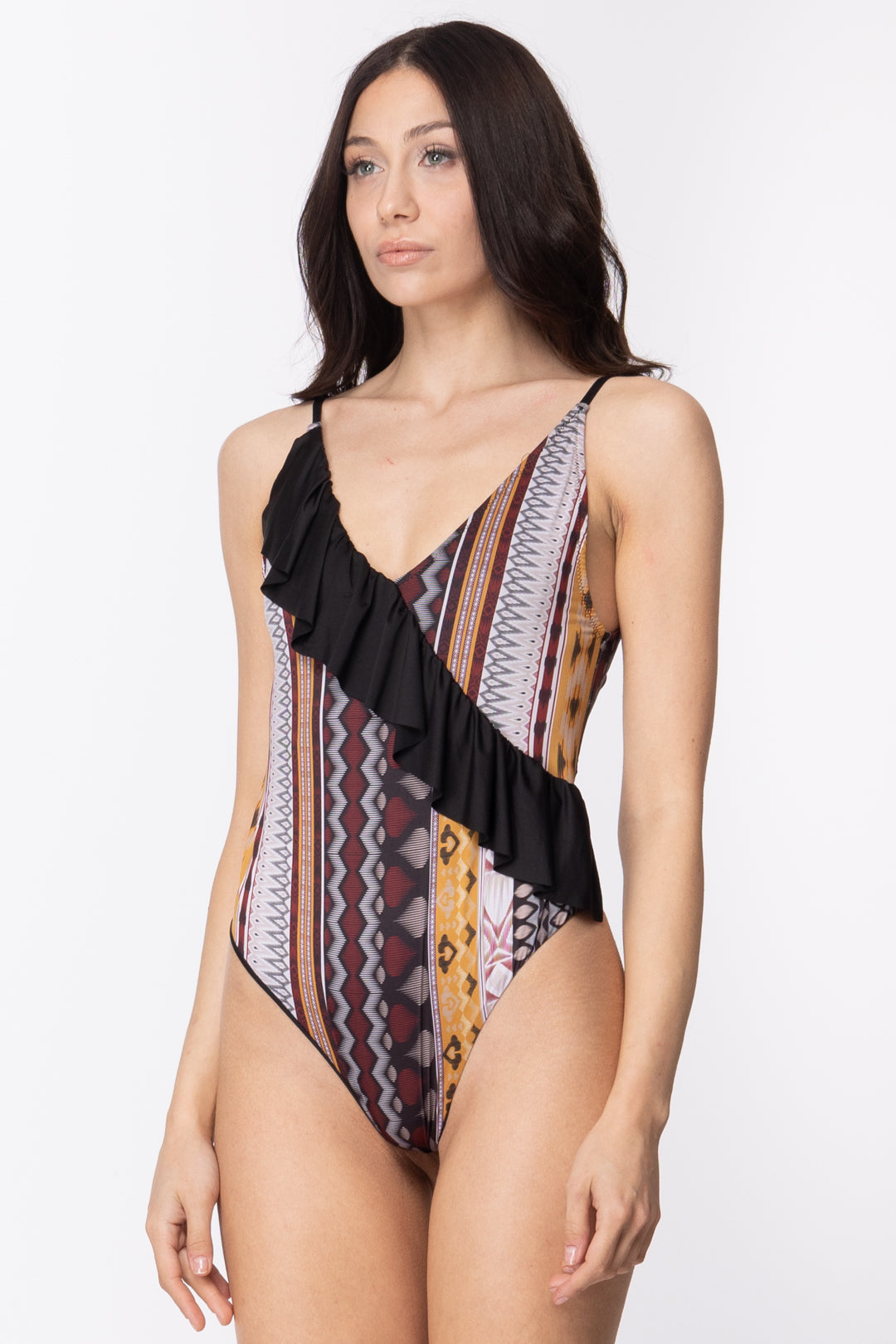 Me Fui Monokini con Stampa e Volant M20-0020X1 FANTASIA