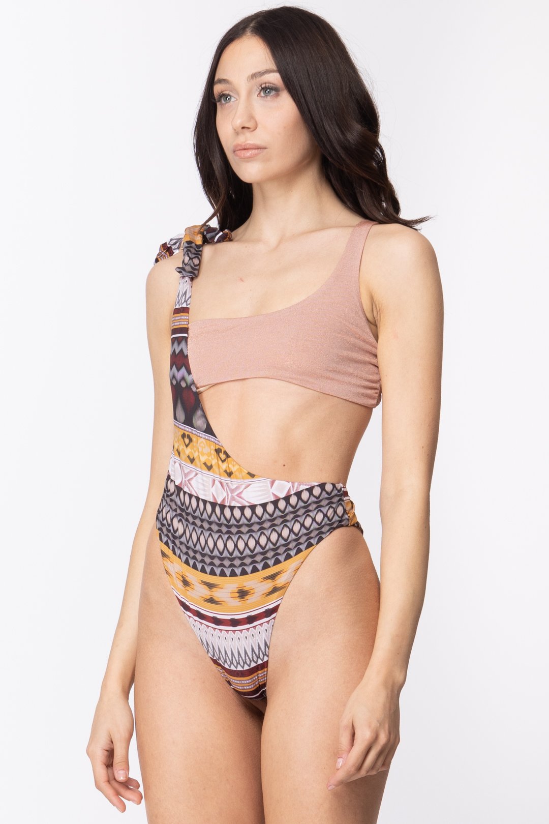 Me Fui Monokini con Stampa Multicolor M20-0012X1 FANTASIA
