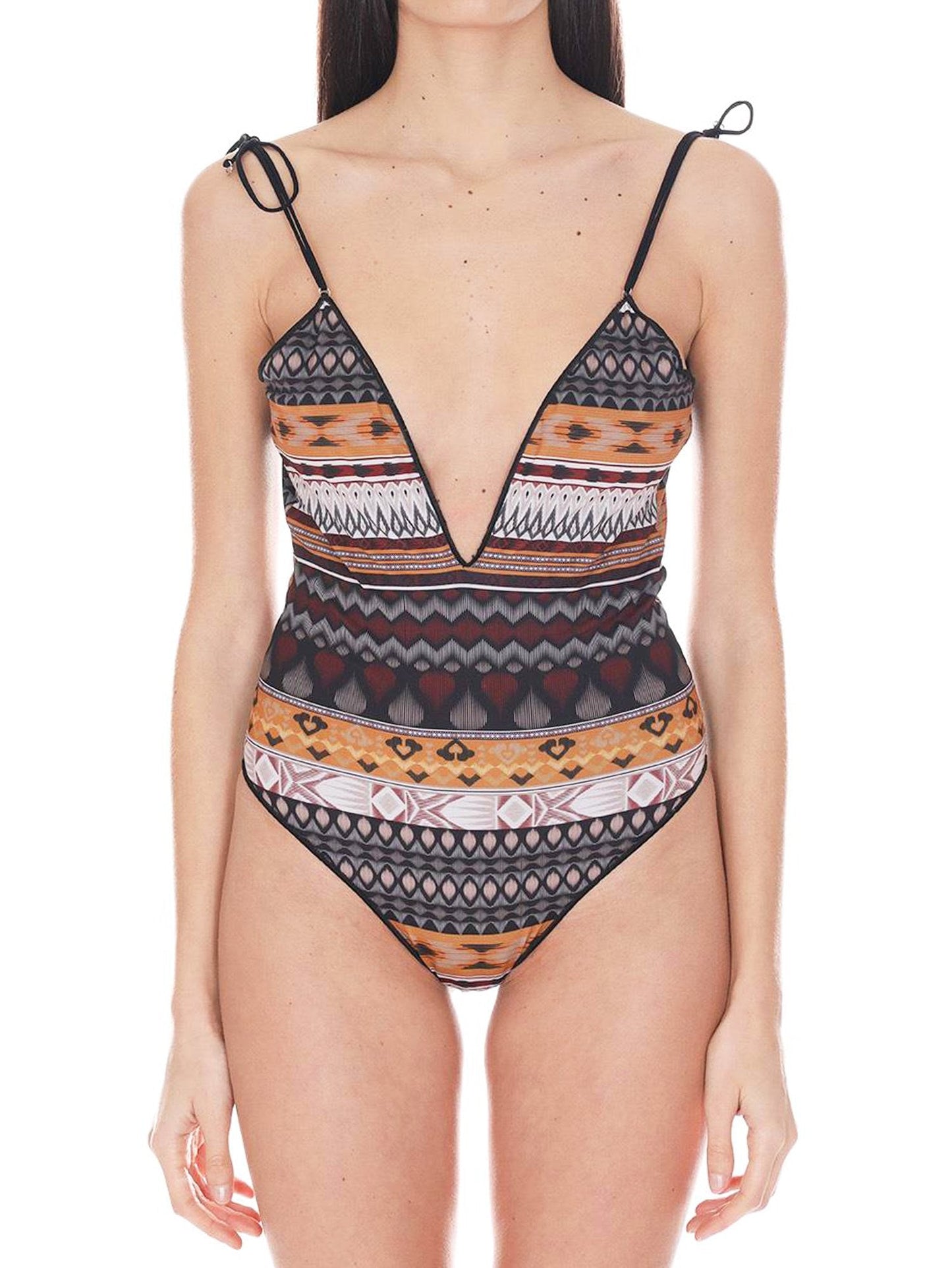 Me Fui Monokini Scollo a V Stampa Messiacana M20-0036X1 FANTASIA