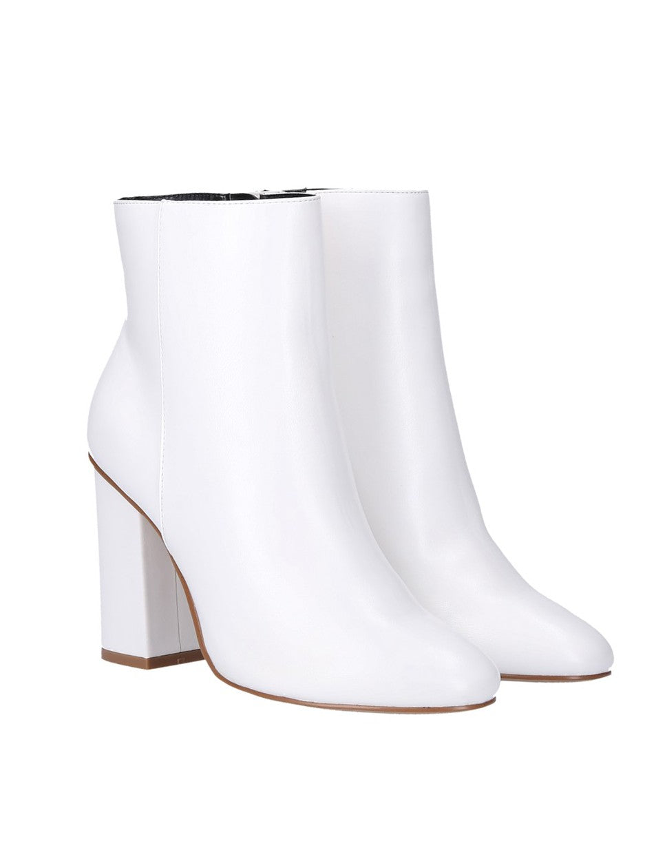 Twin-set My Twin - Tronchetti In Pelle 192MCT030 BIANCO OTTICO