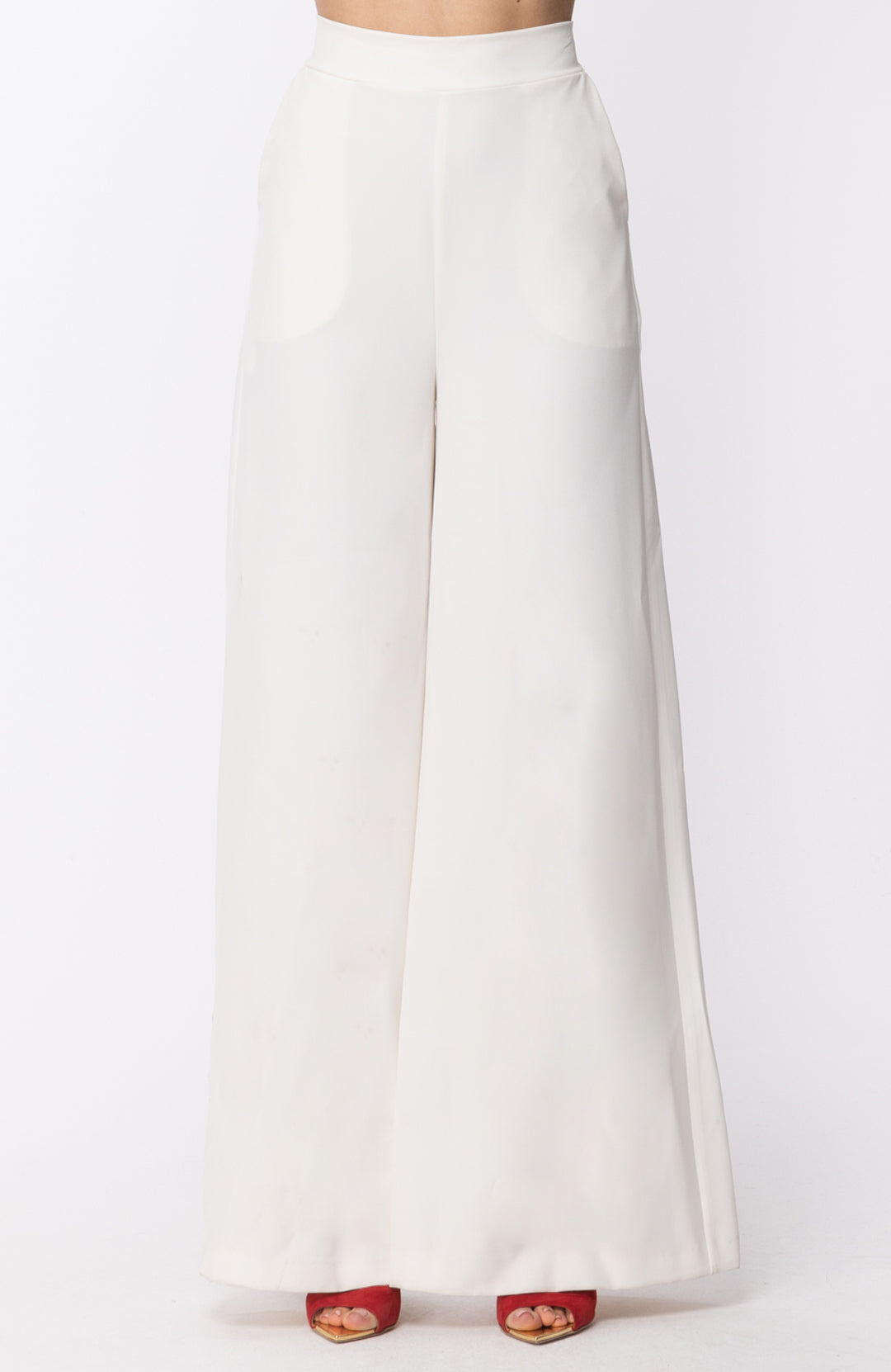 Motel Pantalone a Palazzo Basic PE19004 BIANCO