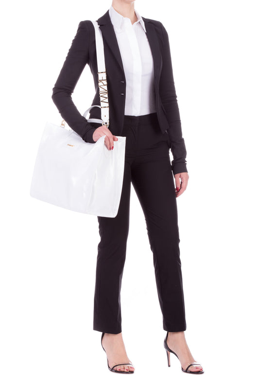 Twin-set Pantalone a Sigaretta In Popeline 201TT2033 NERO