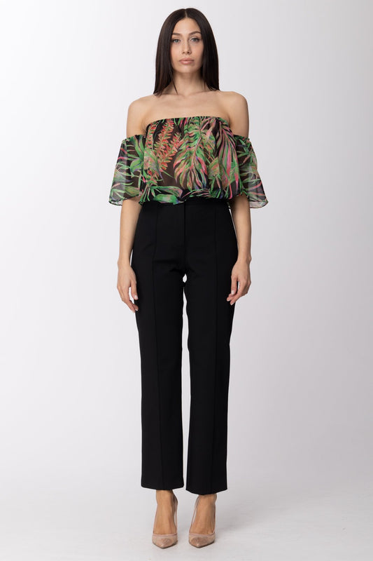 Patrizia Pepe Pantaloni Alla Caviglia 2P1263 NERO