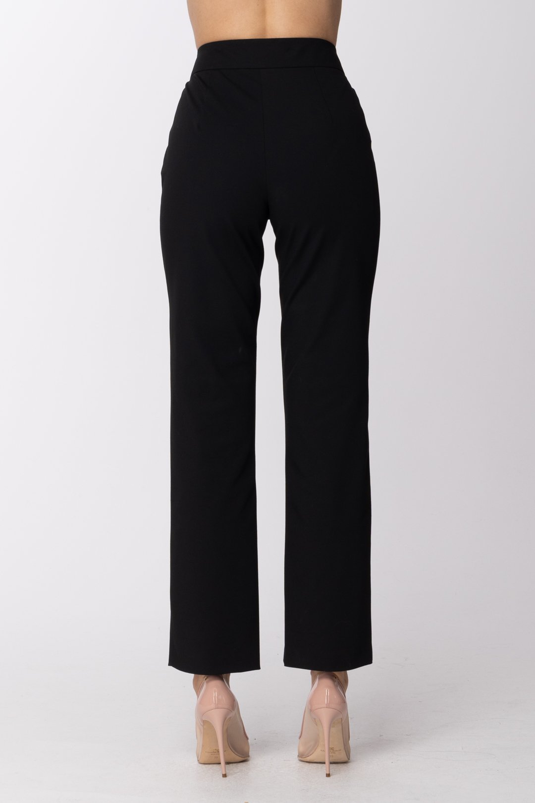 Patrizia Pepe Pantaloni Alla Caviglia 2P1263 NERO