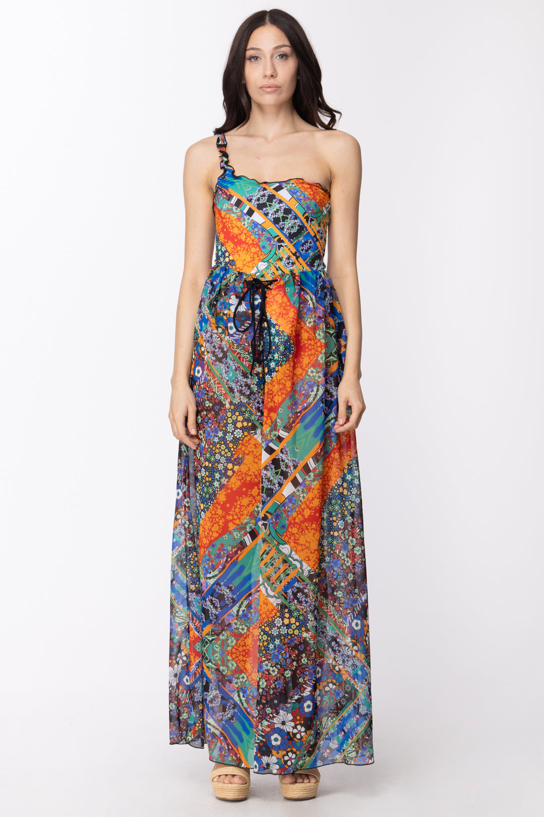 Me Fui Pantaloni Palazzo In Chiffon M20-0370X1 FANTASIA