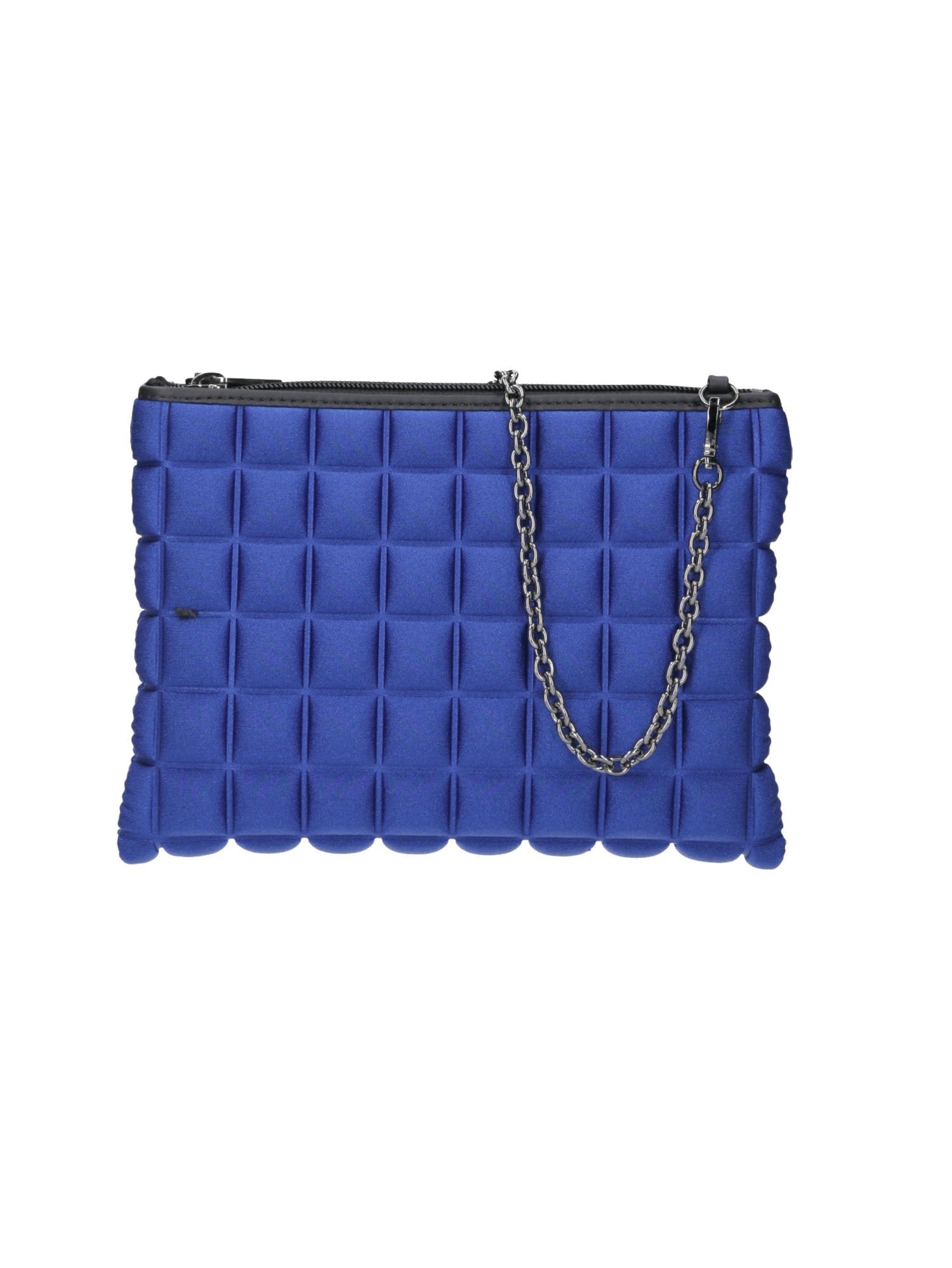 Bprime Pochette Pocket con Tracolla Catena POCKET BLUETTE LUCIDO