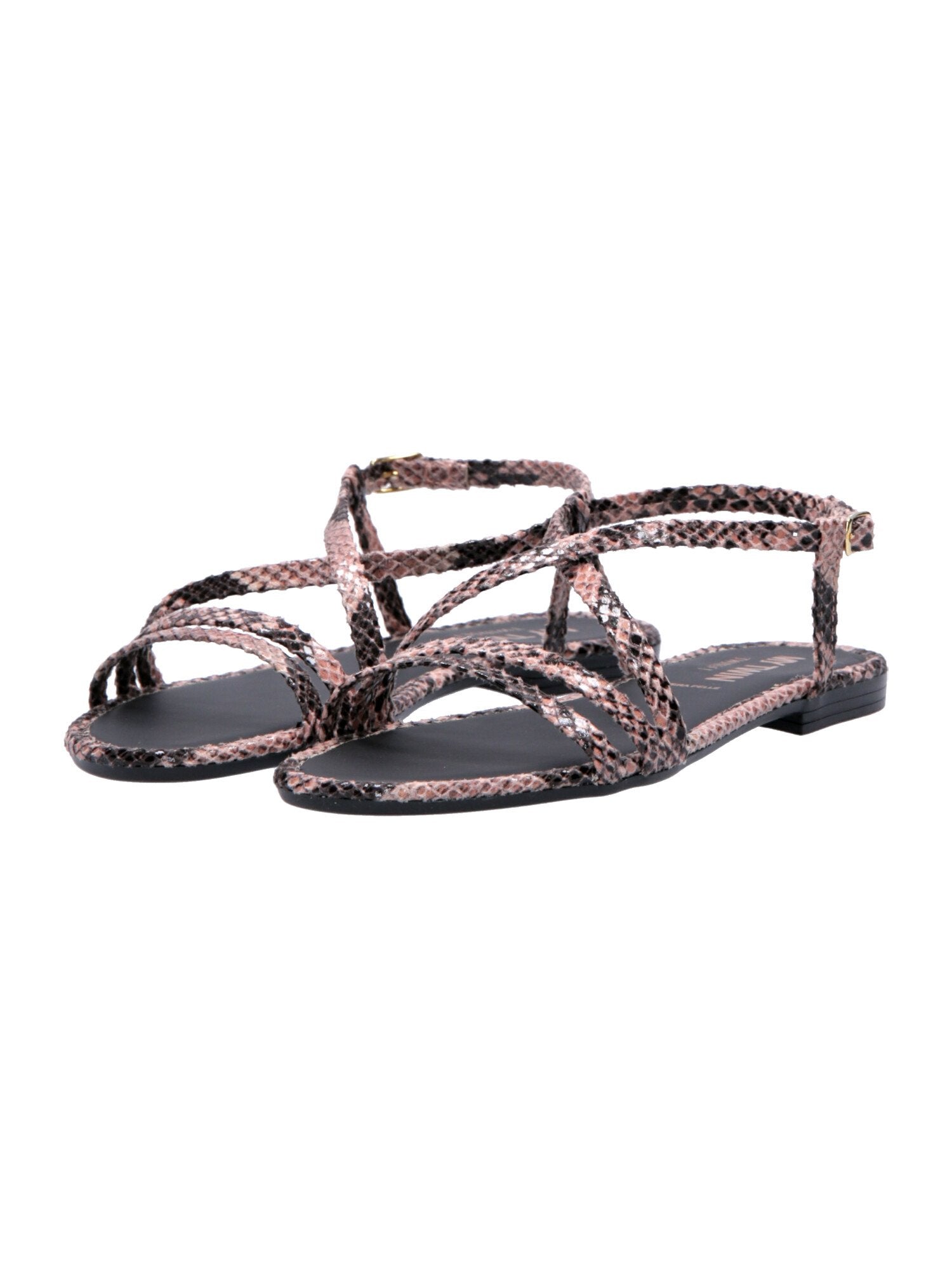 Twin-set Sandali Flat con Pattern 201MCT012 ST.PITONE ROSA SELVATICA