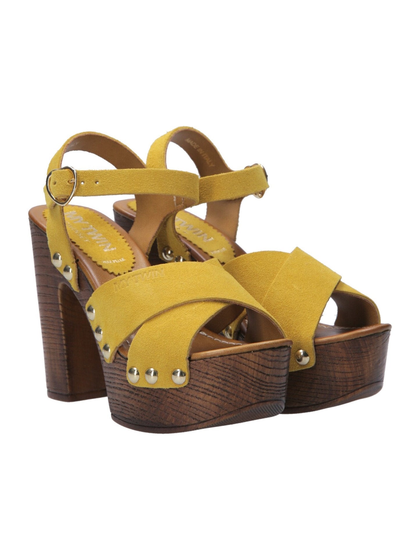 Twin-set Sandali Scamosciati 201MCT01A OCRA