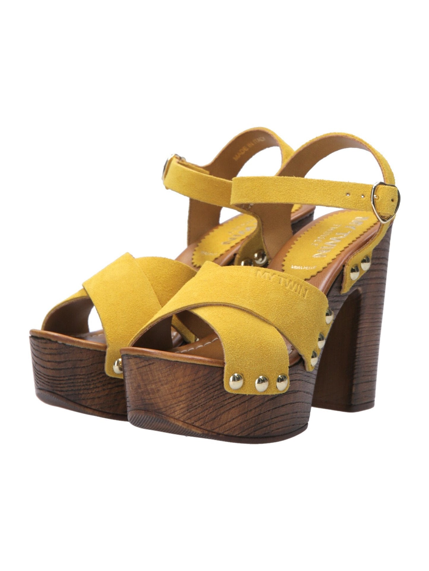 Twin-set Sandali Scamosciati 201MCT01A OCRA