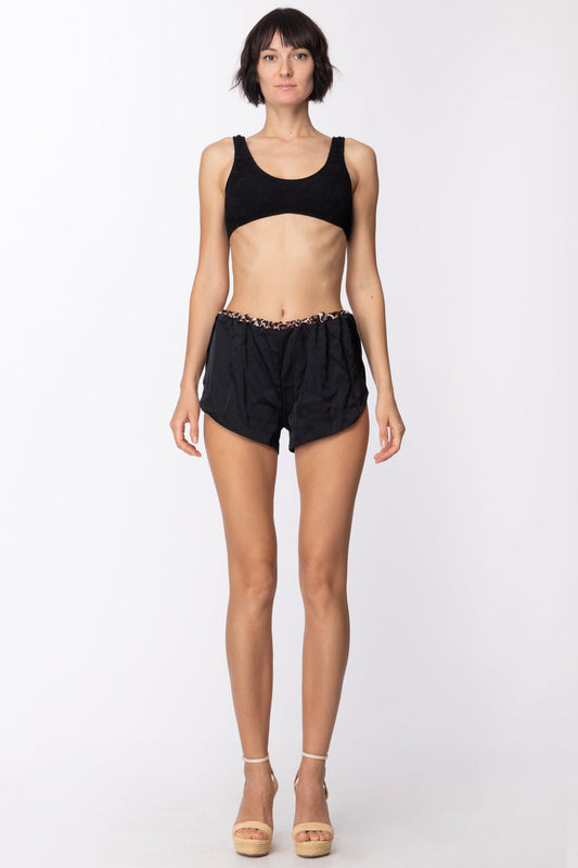 Me Fui Shorts con Inserto Animalier M20-0455NR FANTASIA