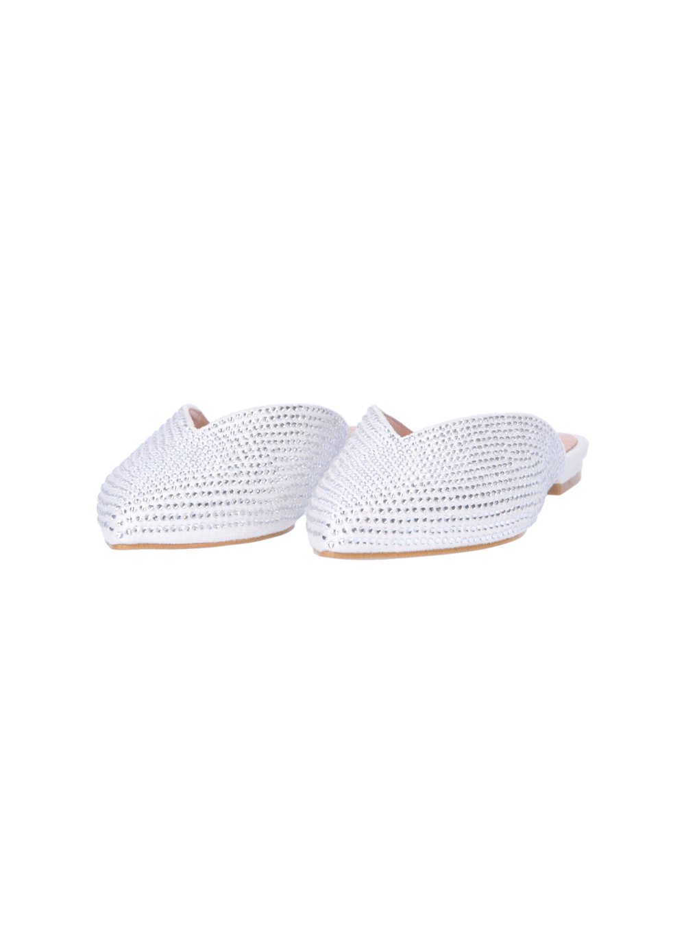 Twin-set Slippers a Punta con Strass 211TCT090 STRASS CRYSTAL