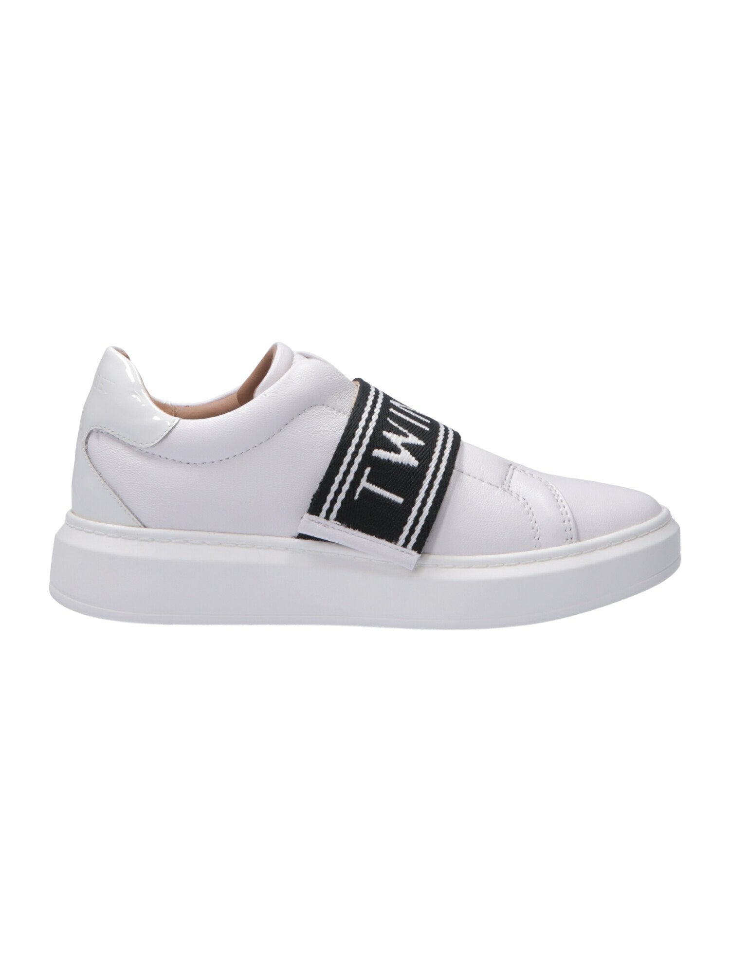 Twin-set Sneakers con Fascia Logata 201TCP134 BIANCO OTTICO