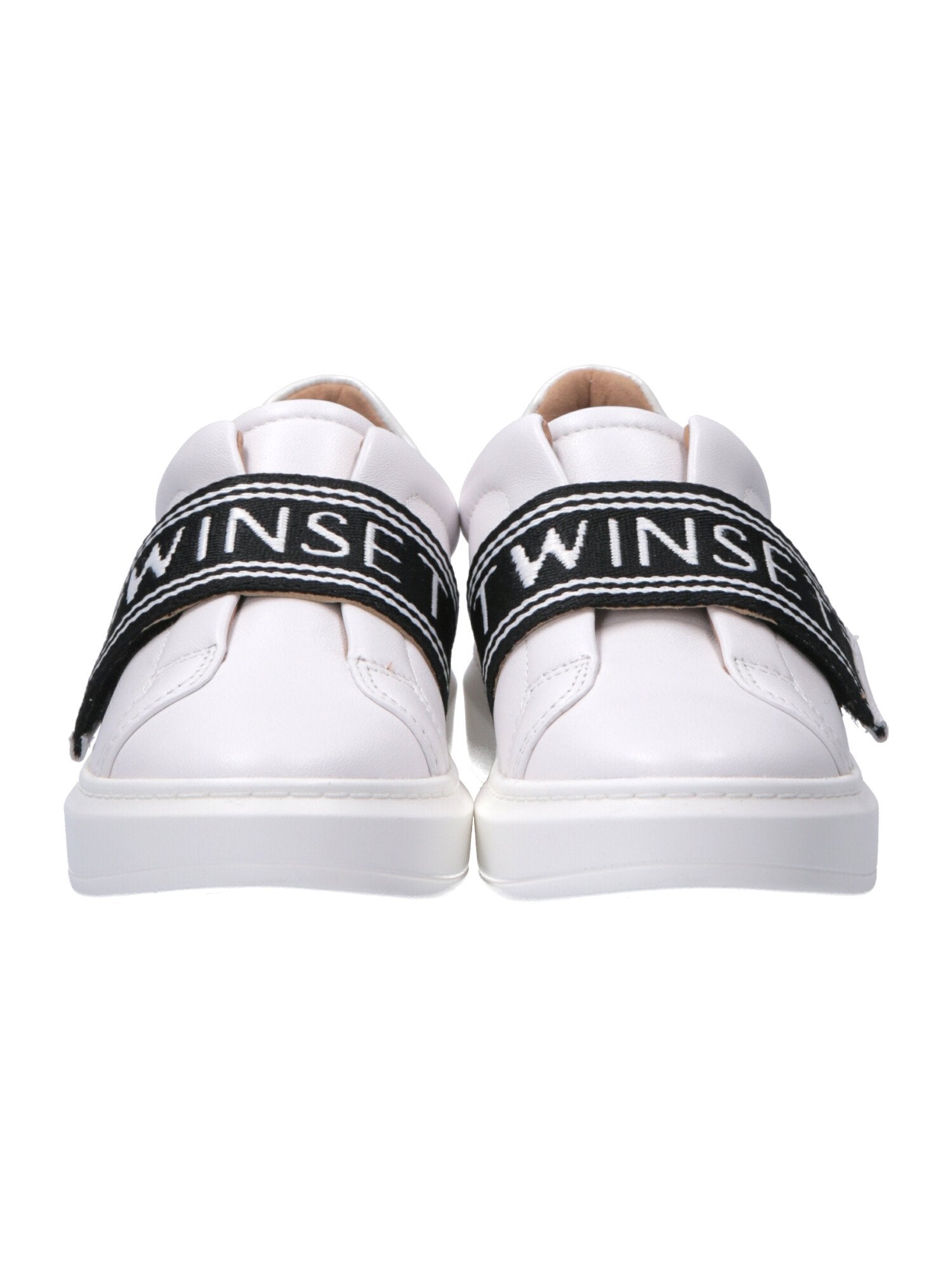 Twin-set Sneakers con Fascia Logata 201TCP134 BIANCO OTTICO