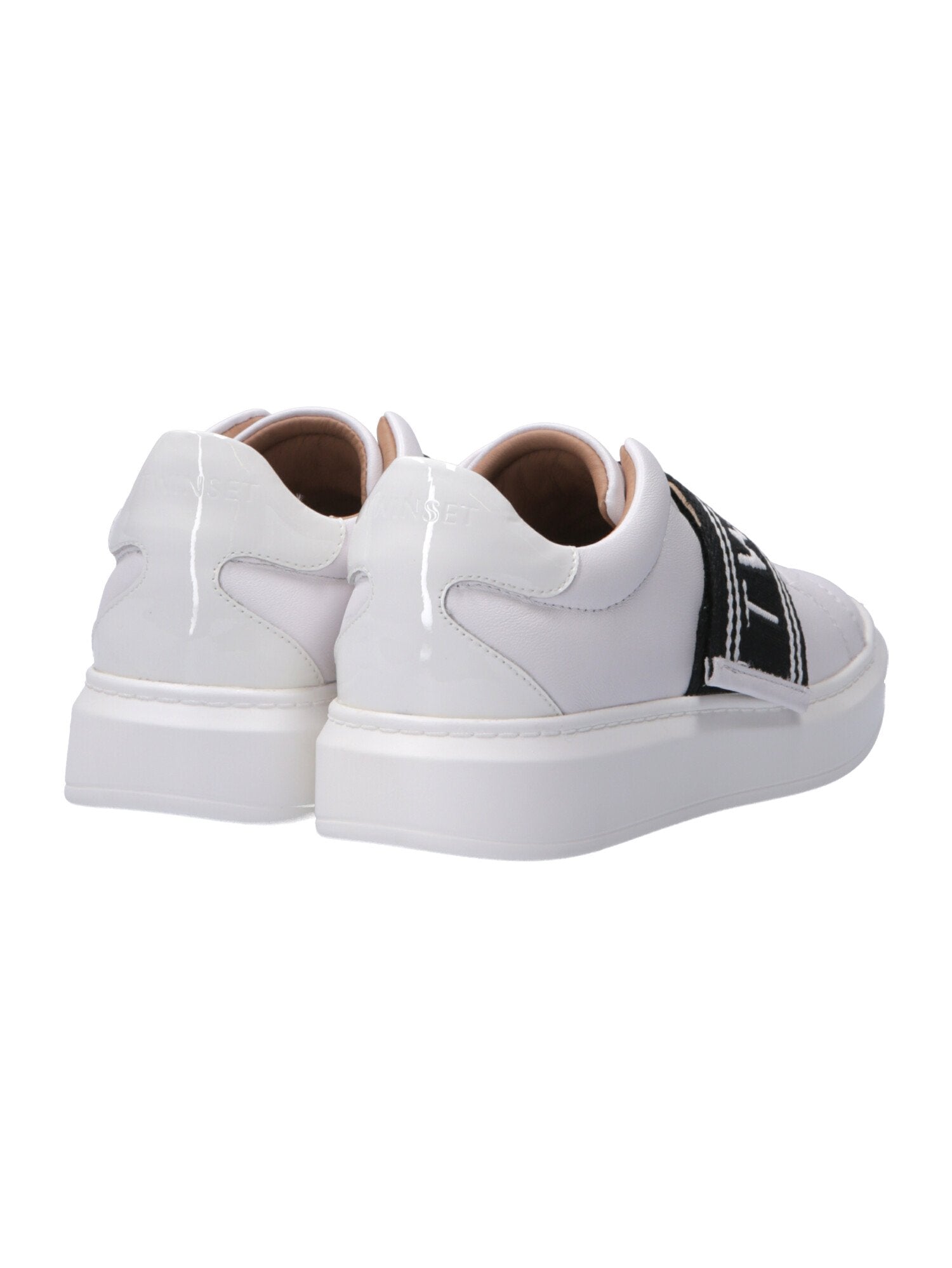 Twin-set Sneakers con Fascia Logata 201TCP134 BIANCO OTTICO