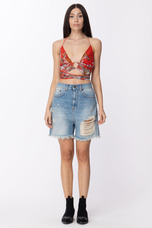 Aniye By Top In Tulle Mizzy Annodato In Vita 185205 TIGER-RED