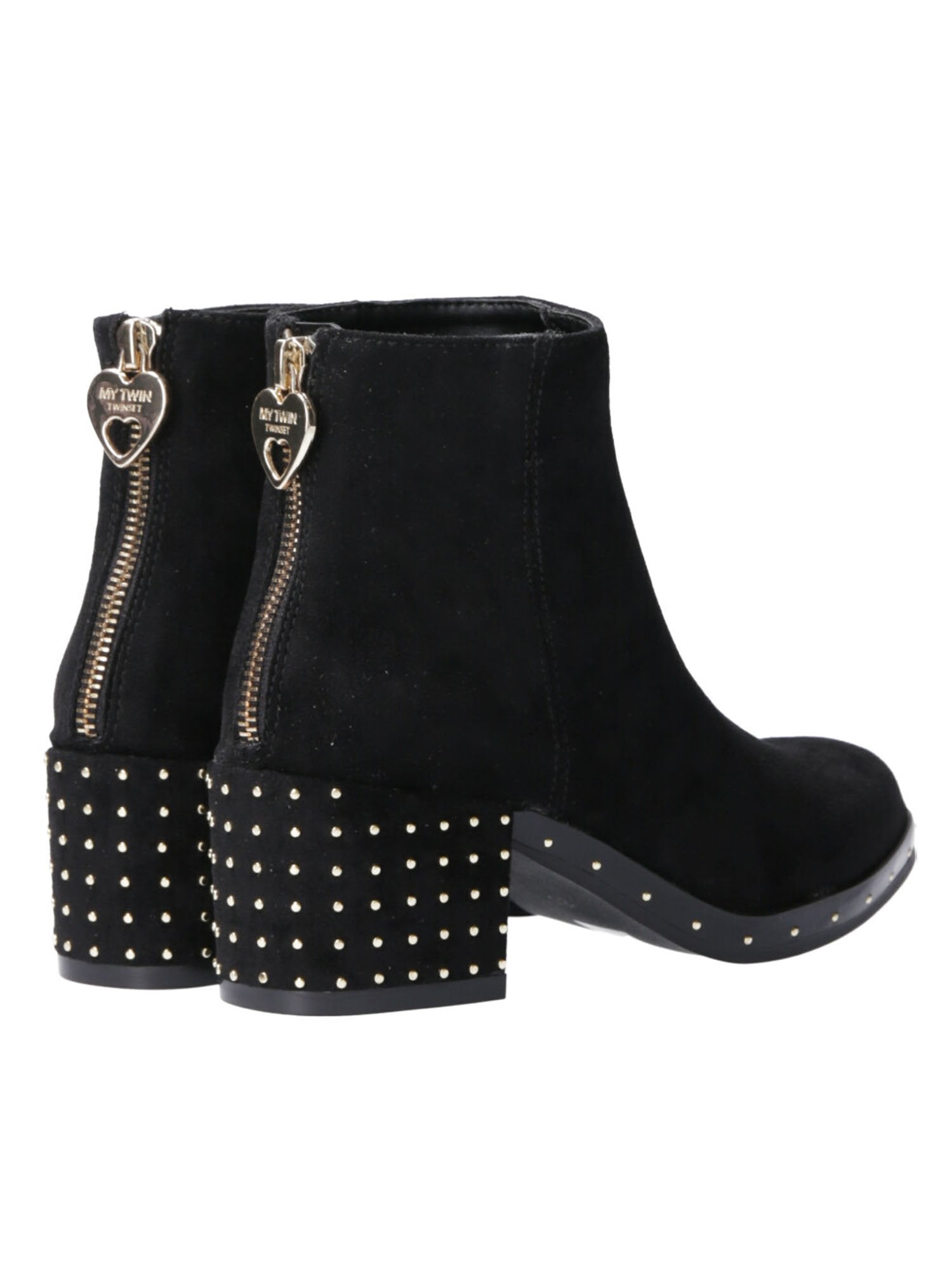 Twin-set Tronchetti con Borchie Sul Tacco 192MCT12A NERO